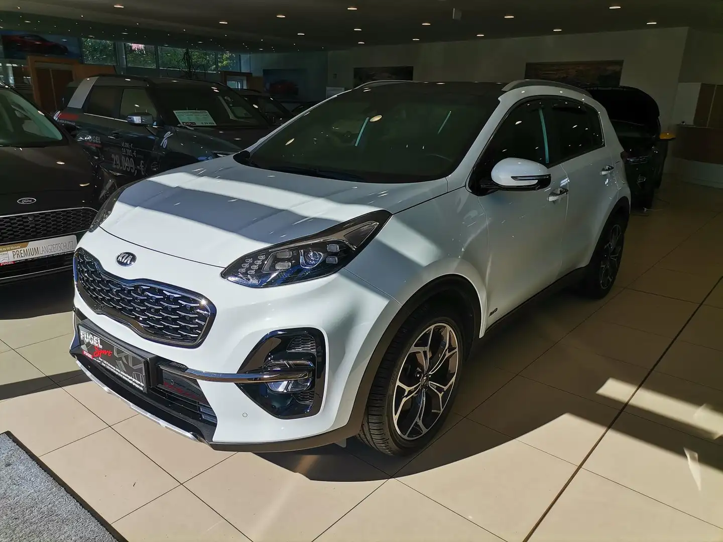 Kia Sportage 2.0 Diesel GT-Line 4WD LED|Pano|360° Weiß - 2
