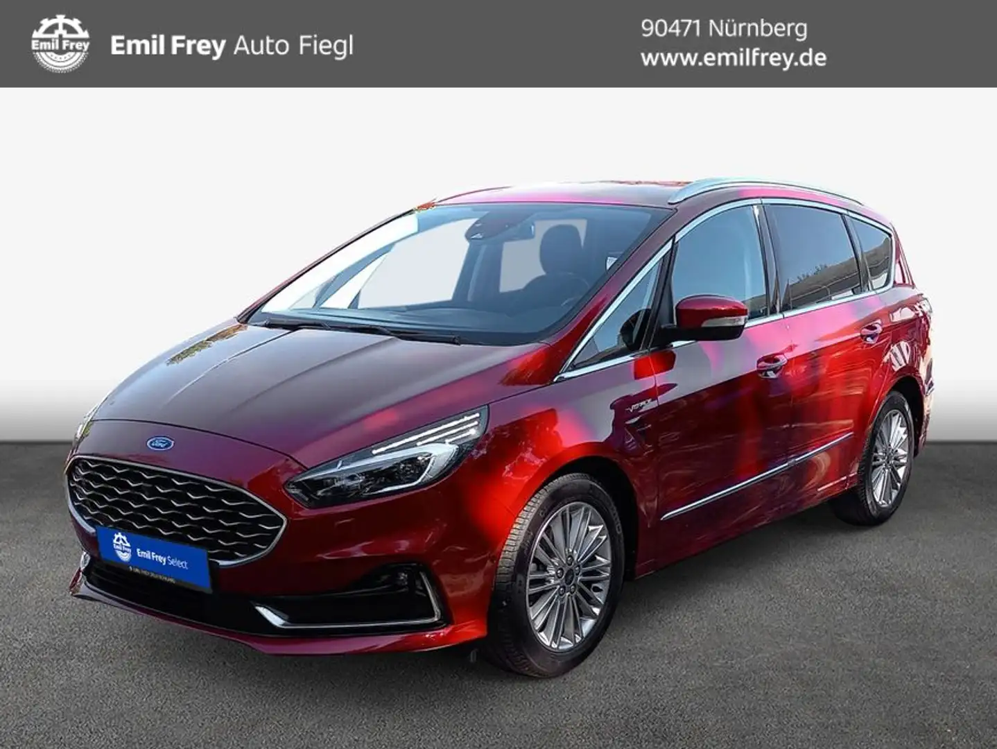 Ford S-Max 2.0 EcoBlue Bi-Turbo Aut. VIGNALE Rot - 1