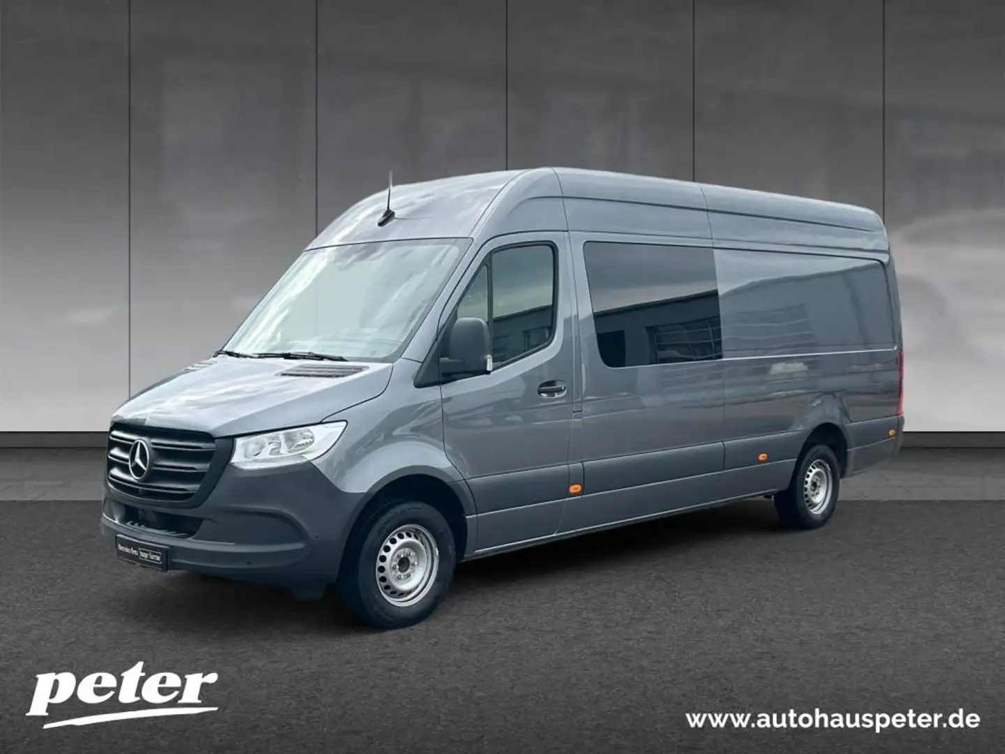 Mercedes-Benz Sprinter 319 CDI Mixto HD 9GT+STHZG+AHK+MBUX Grau - 1