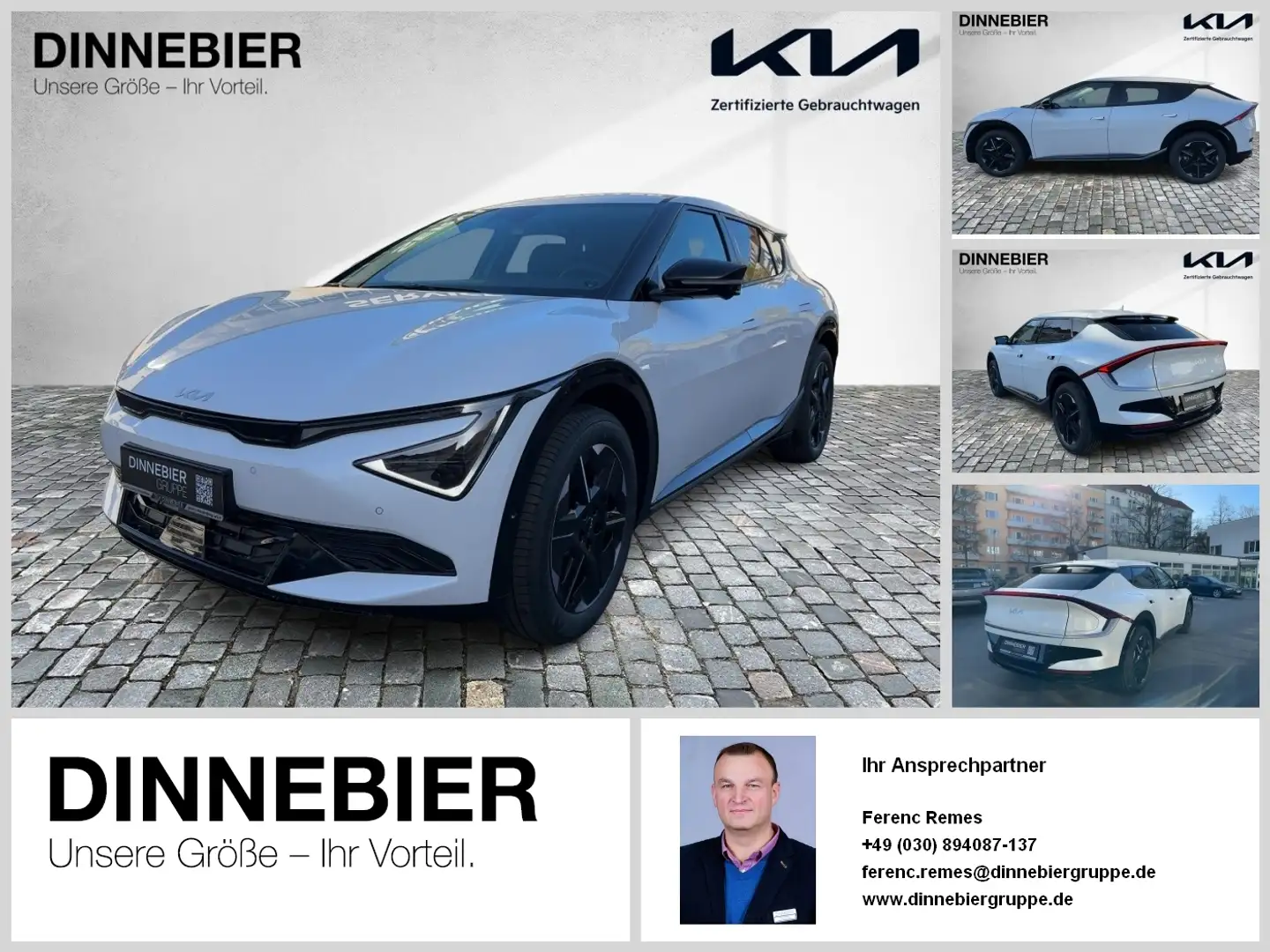 Kia EV6 Earth 84 kWh LED+360°Kamera+Navi+Headup Wit - 1
