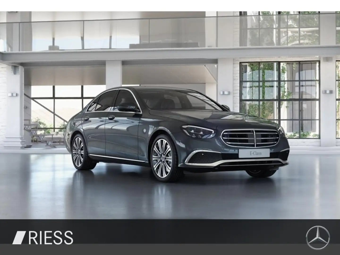 Mercedes-Benz E 300 e 4MATIC Limousine 360 ACC AHK AUT Kam. LM Серый - 2