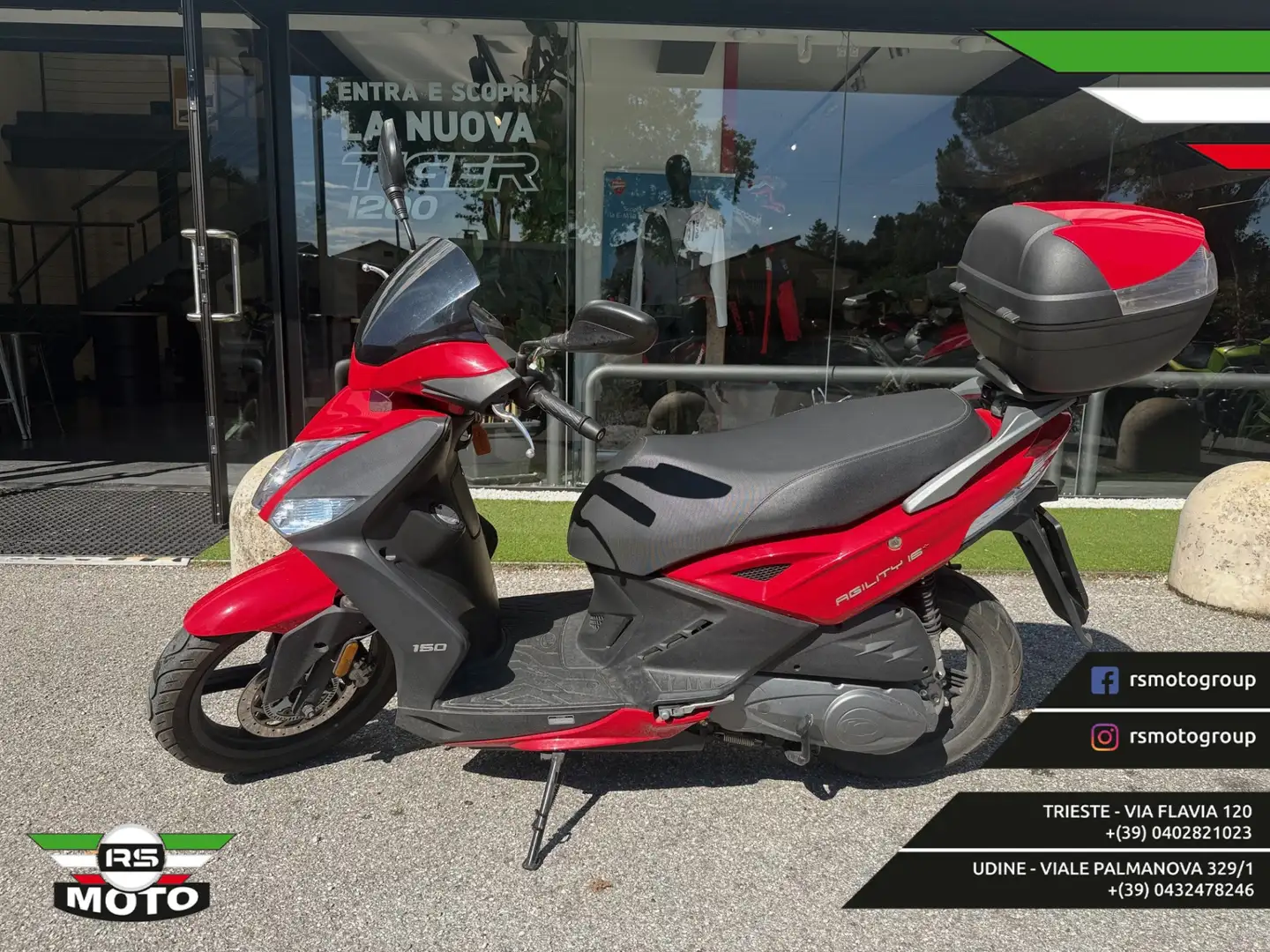 Kymco Agility 150 Rosso - 1
