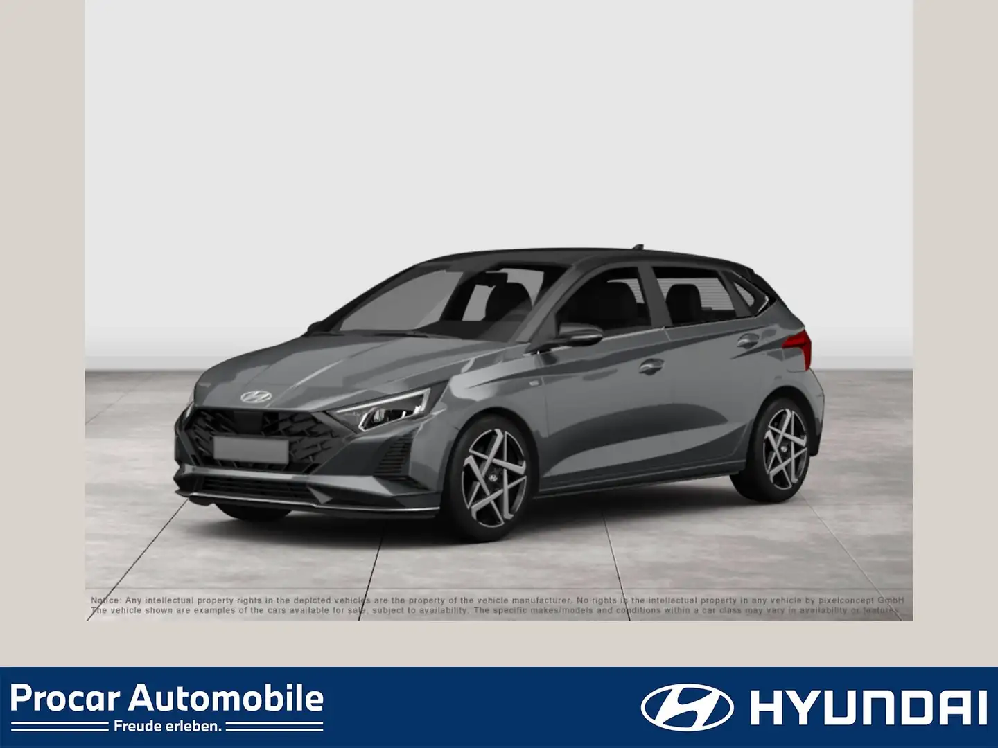 Hyundai i20 N LINE MY25 1.0 T-GDI (100 PS) 7-DCT Grau - 1