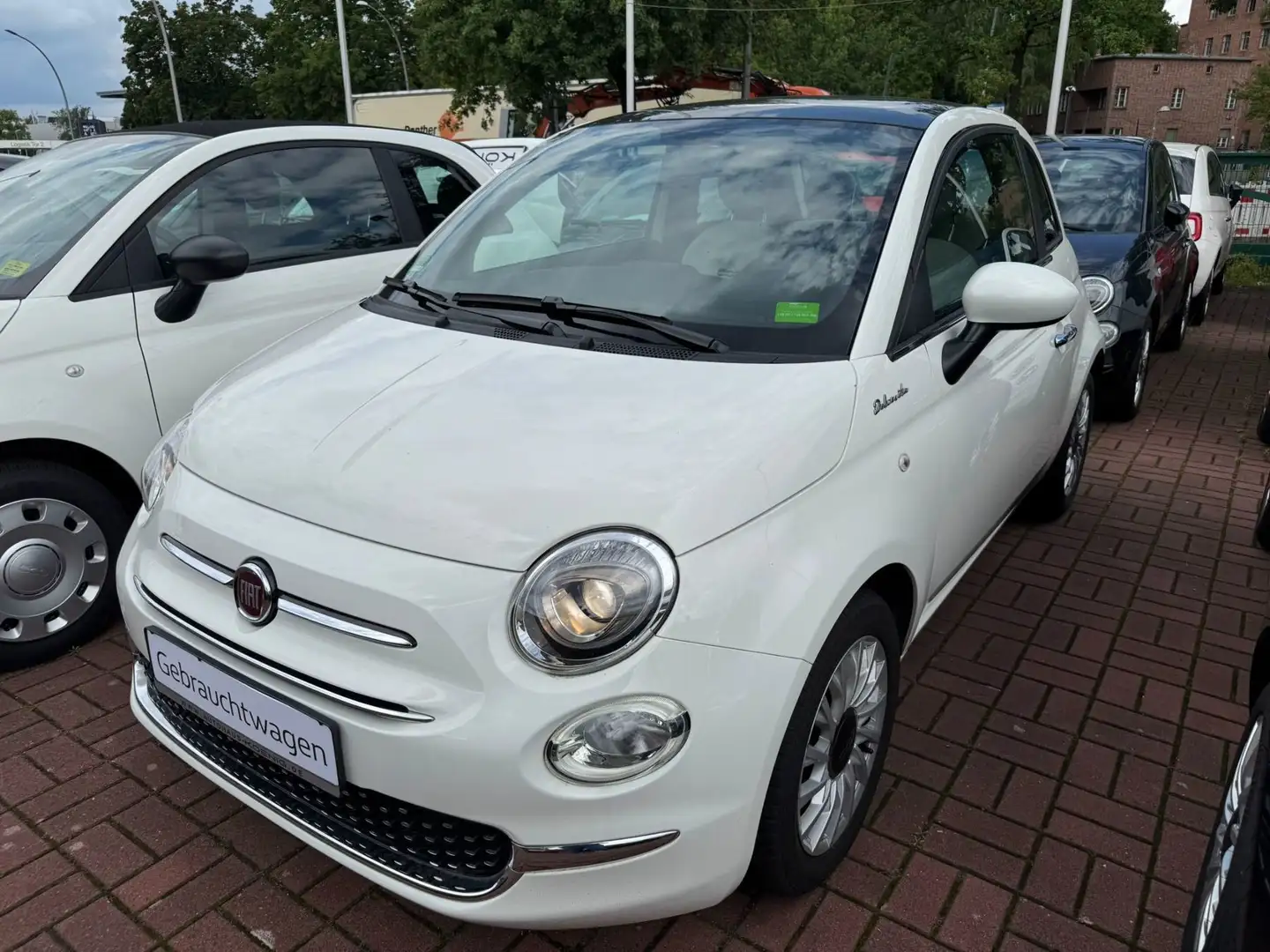 Fiat 500 1.0 Dolcevita*Glasdach*Klima*GJR*PDC Blanc - 1