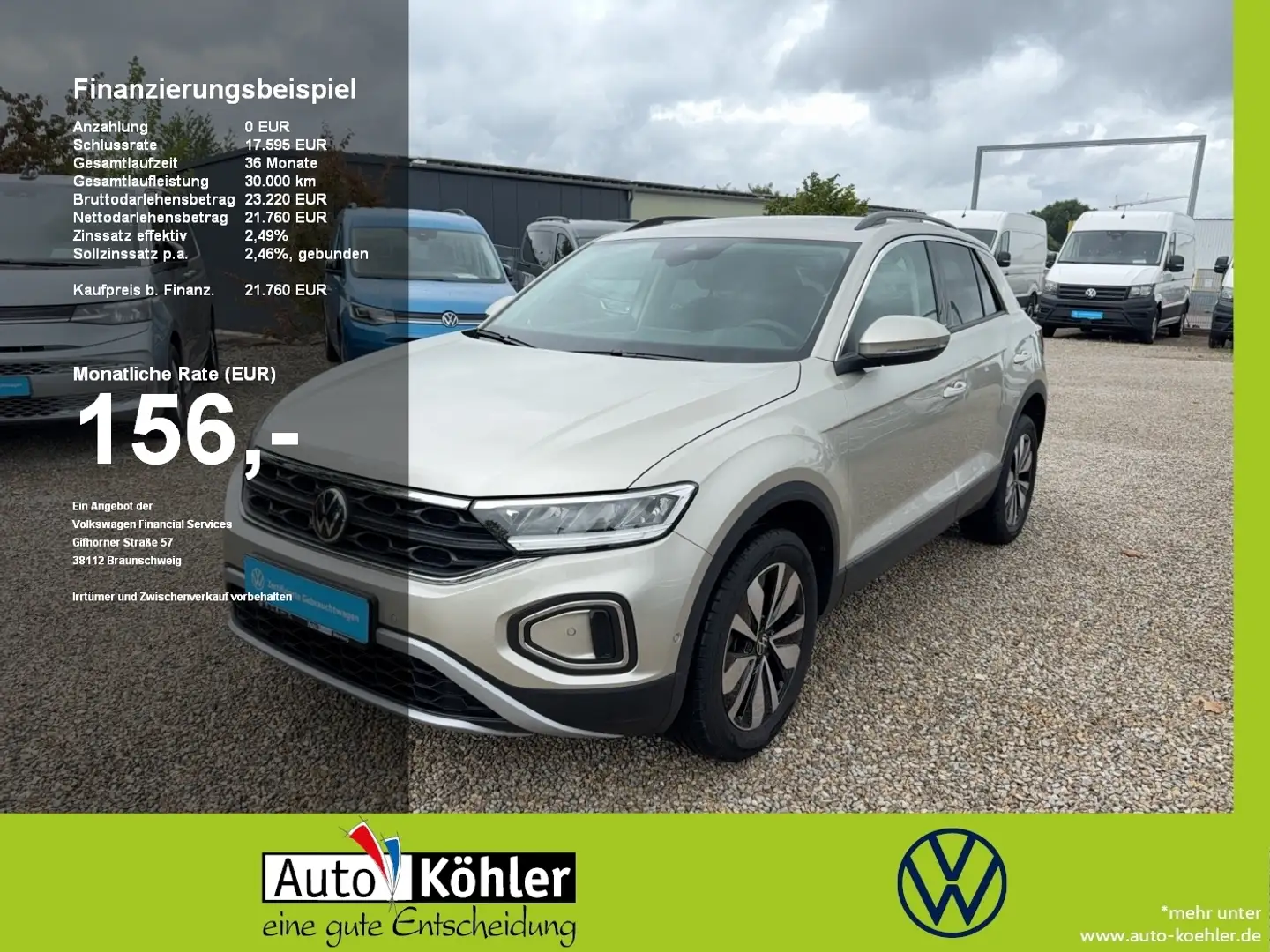 Volkswagen T-Roc Move TSi Keyless Access / Rückfahrkamera Argent - 1