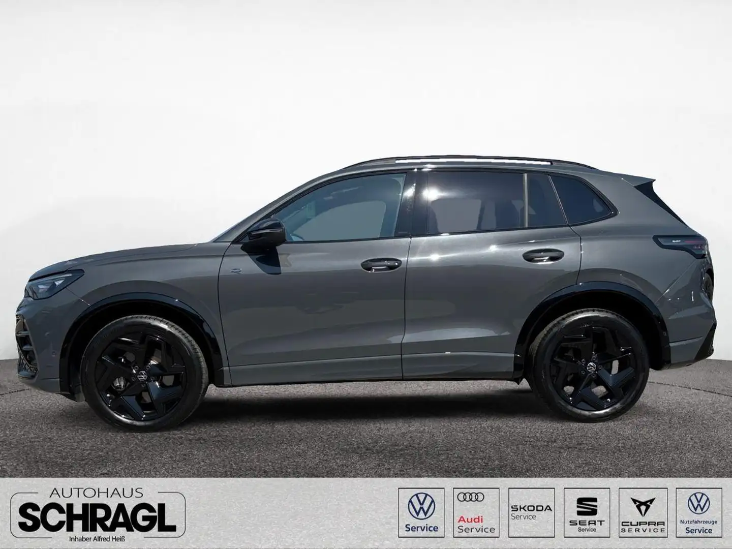 Volkswagen Tiguan 2.0 TDI DSG 4Motion R-LINE+AHK+BLACK+IQ Grau - 2
