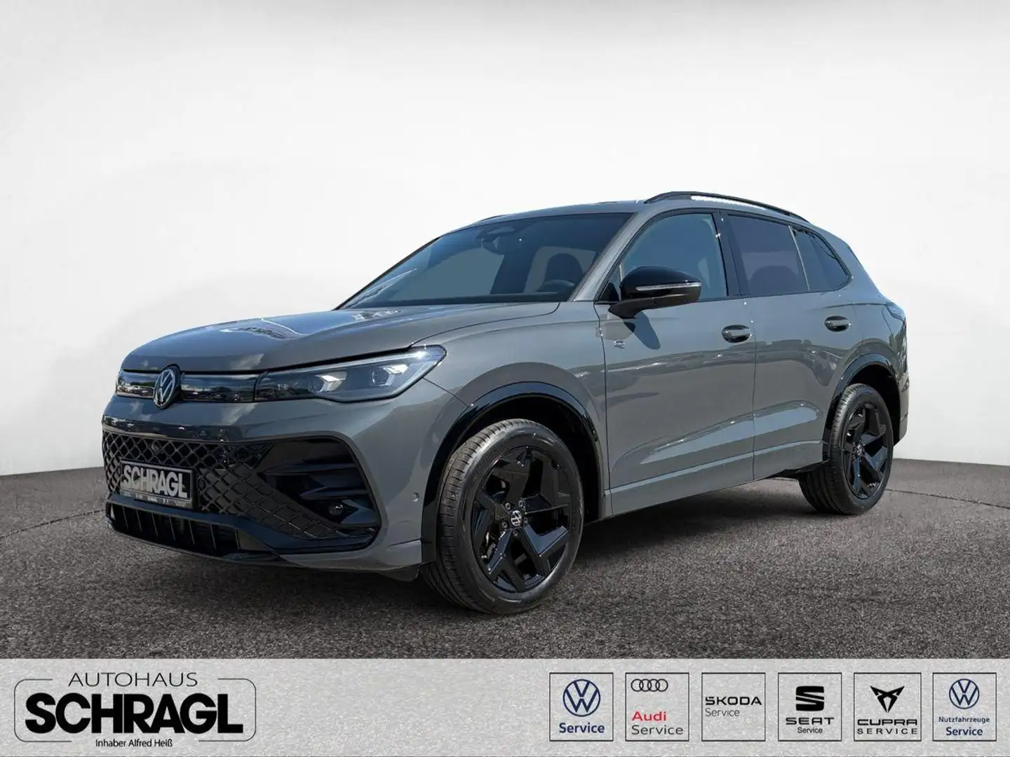 Volkswagen Tiguan 2.0 TDI DSG 4Motion R-LINE+AHK+BLACK+IQ Grau - 1