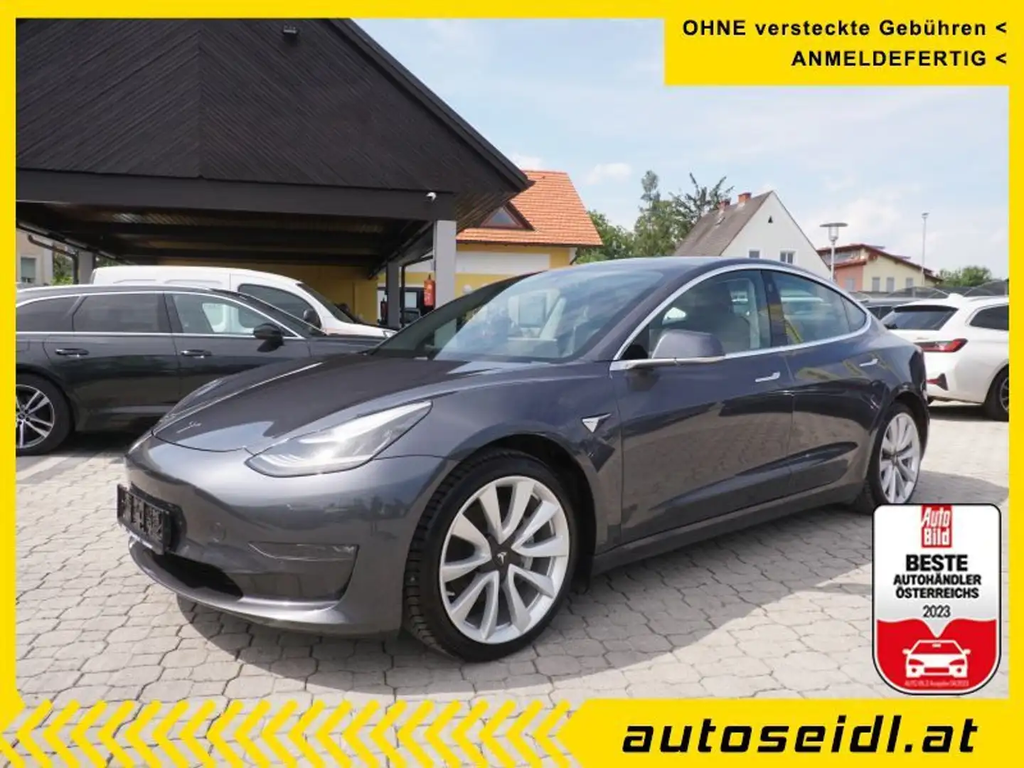 Tesla Model 3 Long Range AWD 75kWh *19"ALU+AHV* Grau - 1