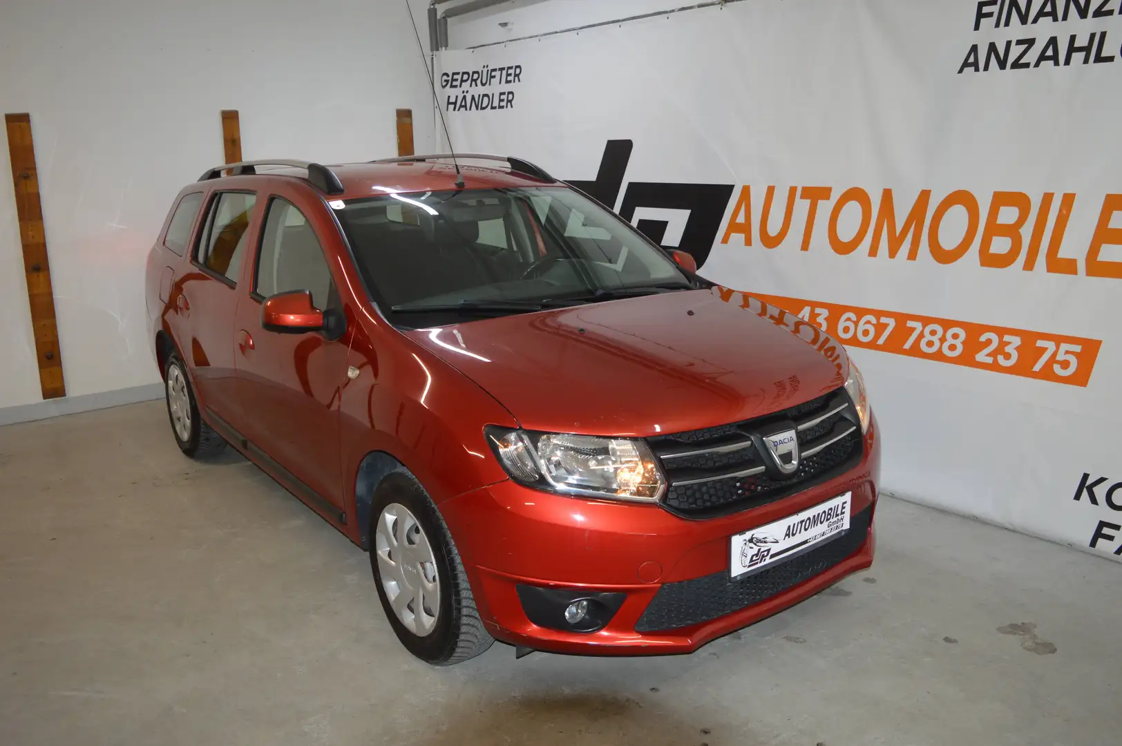 Dacia Logan 1,2 16v **1.Besitz**Klima**Pickerl** Rot - 1