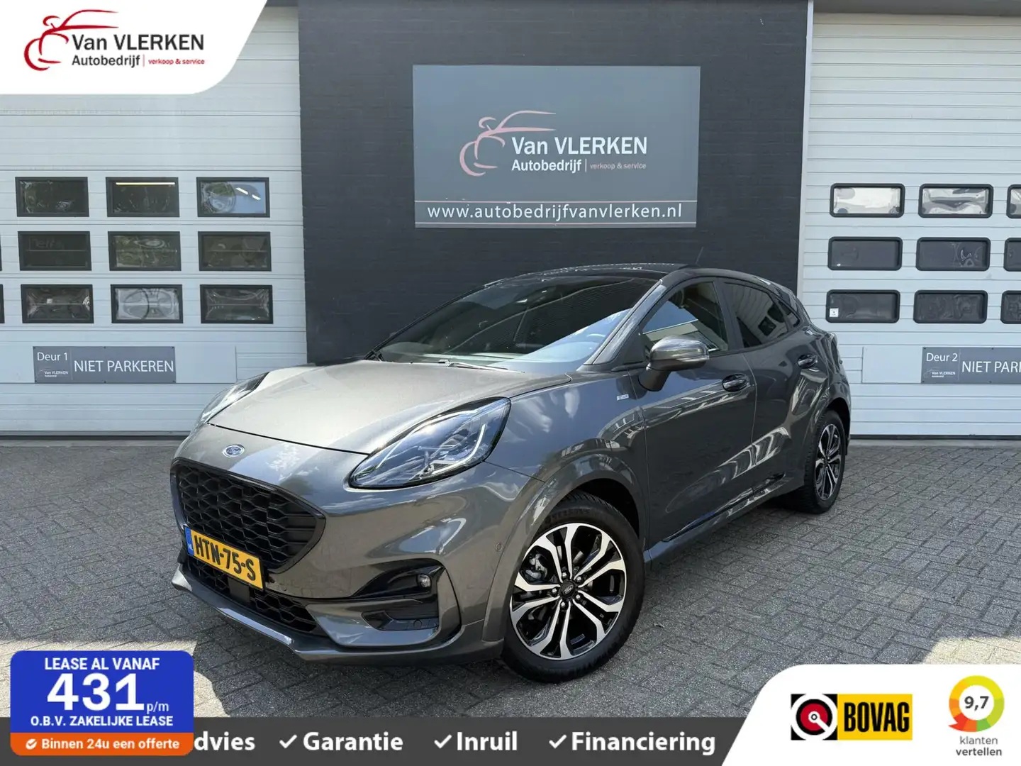 Ford Puma 1.0 EcoBoost Hybrid ST-Line X PANORAMADAK Grijs - 1