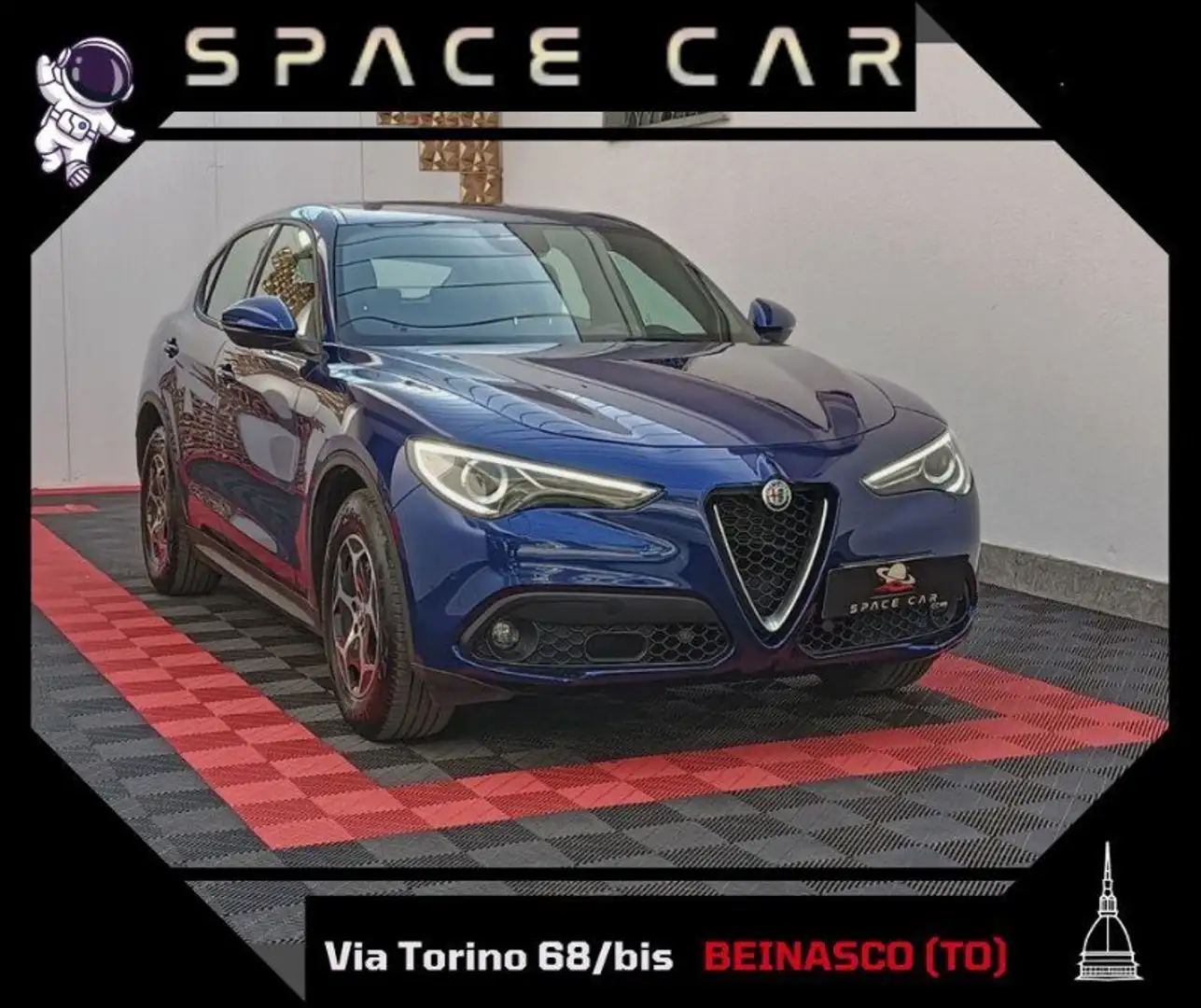 Alfa Romeo Stelvio Stelvio 2.2 Turbodiesel 160 CV AT8 RWD Super Busi Blu/Azzurro - 1