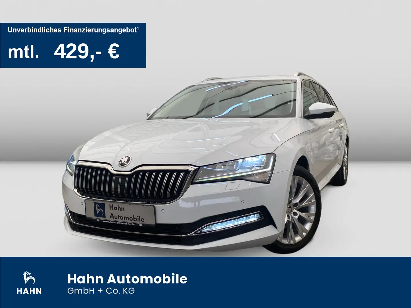 Skoda Superb Combi 2.0TDI DSG 4x4 Style AHK DCC Pano Weiß - 1