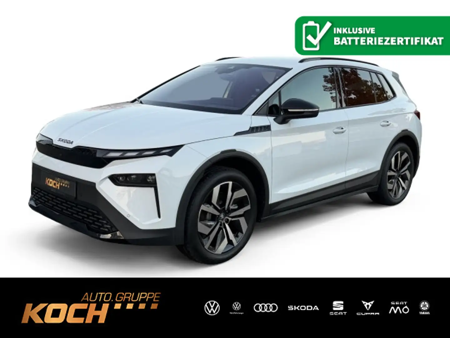 Skoda Elroq Sportline 60*NAVI*MATRIX-LED*360°KAM*AHK* Bianco - 1