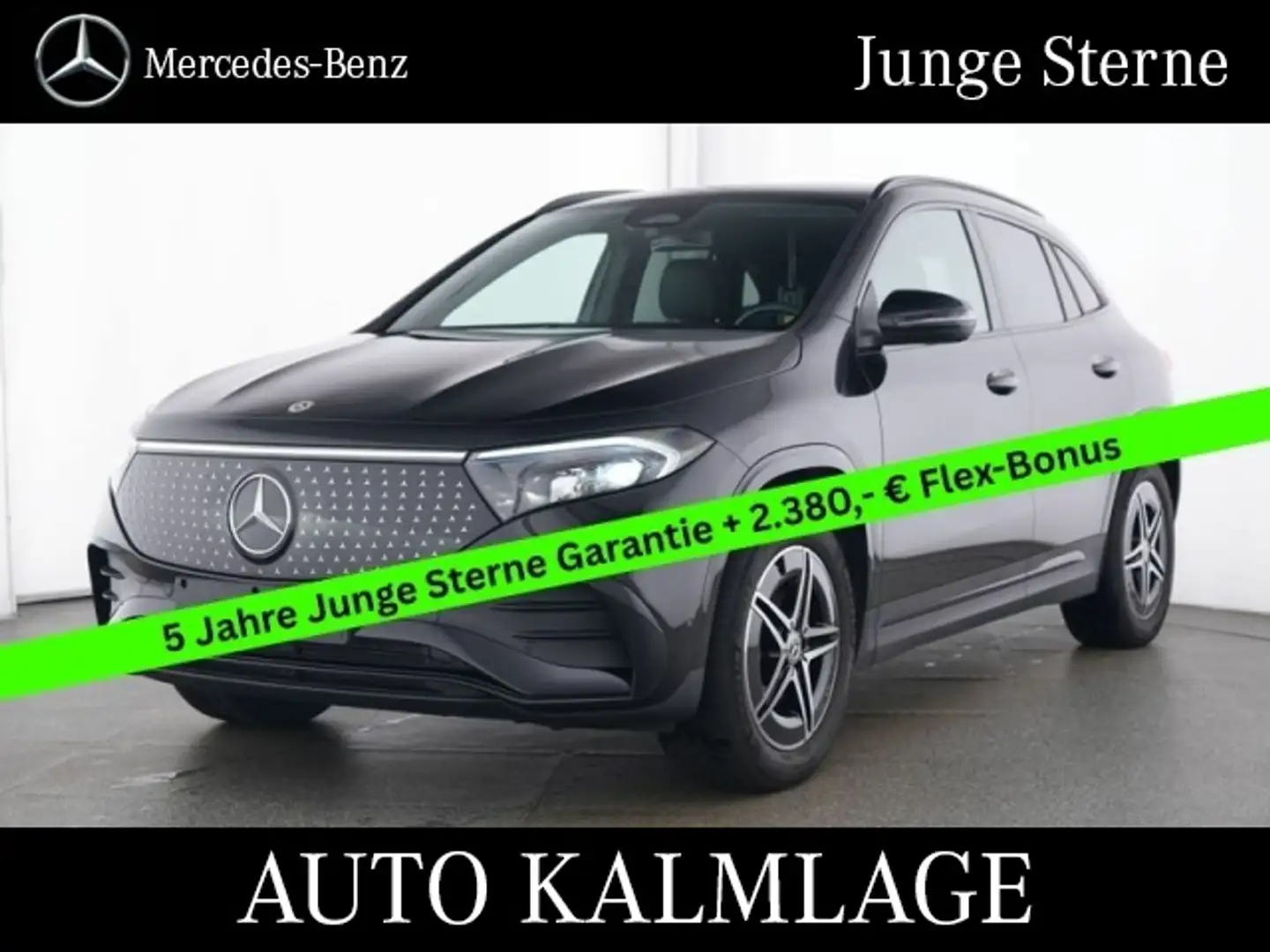 Mercedes-Benz EQA 350 EQA 350 4M AMG NIGHT-PAKET+AHK+KAMERA+TOTWINKEL Schwarz - 1