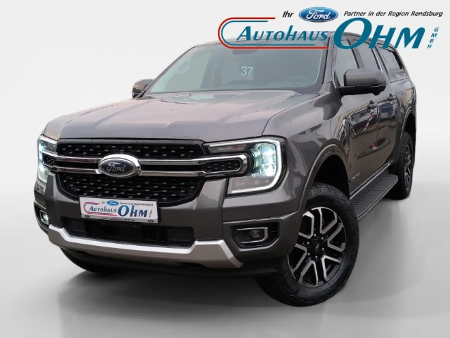 Ford Ranger Limited DOKA 2.0 EcoBlue 4x4 - HARDTOP - AHK - ACC Grau - 1
