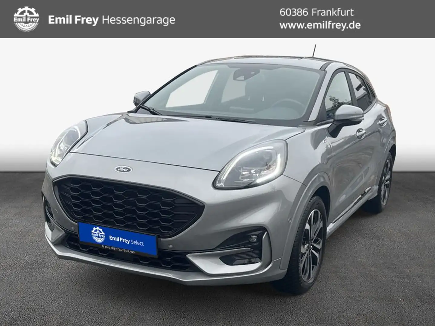 Ford Puma 1.0 EcoBoost Hybrid Aut. ST-LINE Silber - 1
