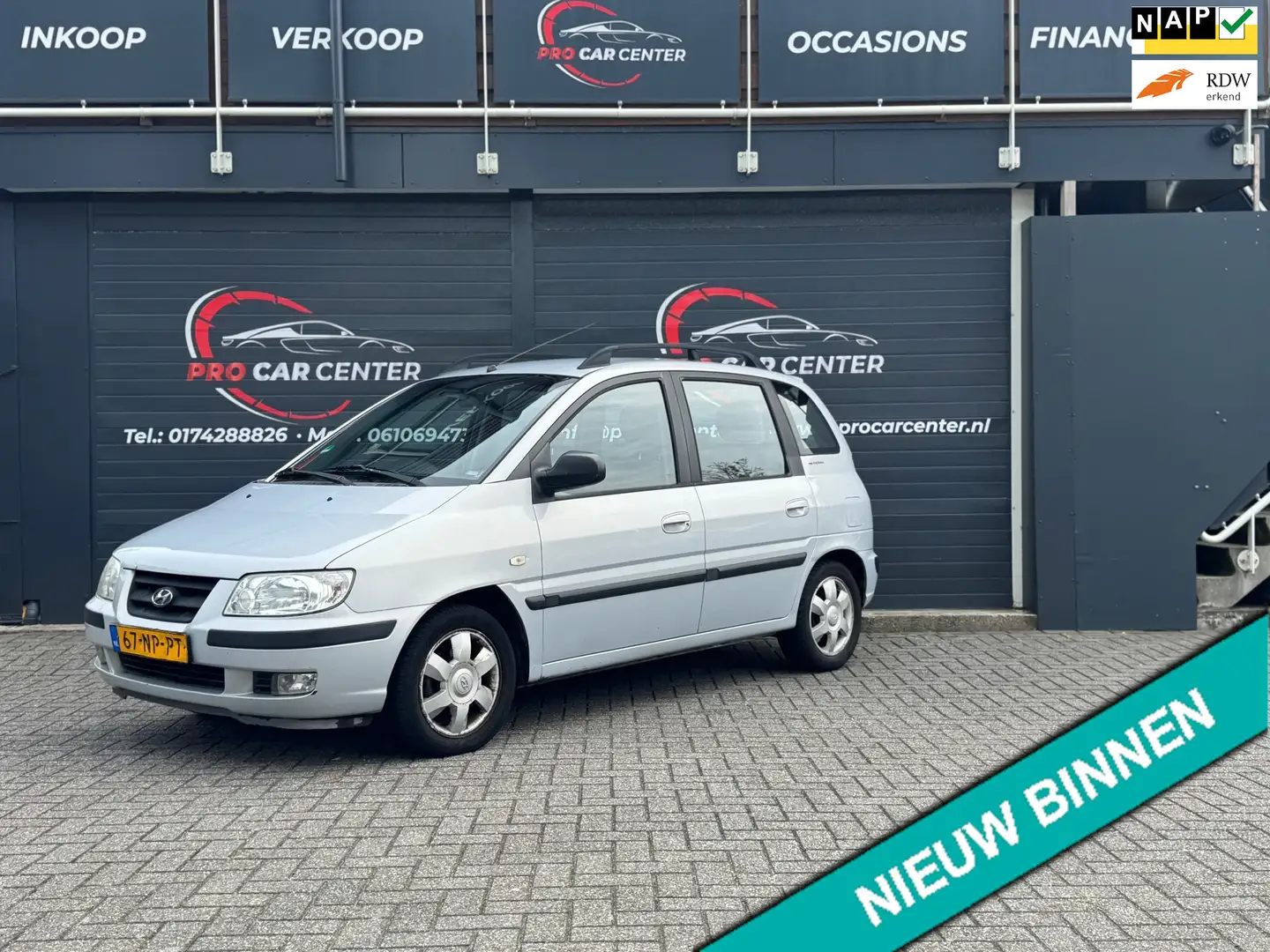 Hyundai Matrix 1.6i GL 25 Edition AIRCO|EL.RAMEN|LMV|NAP Grijs - 1
