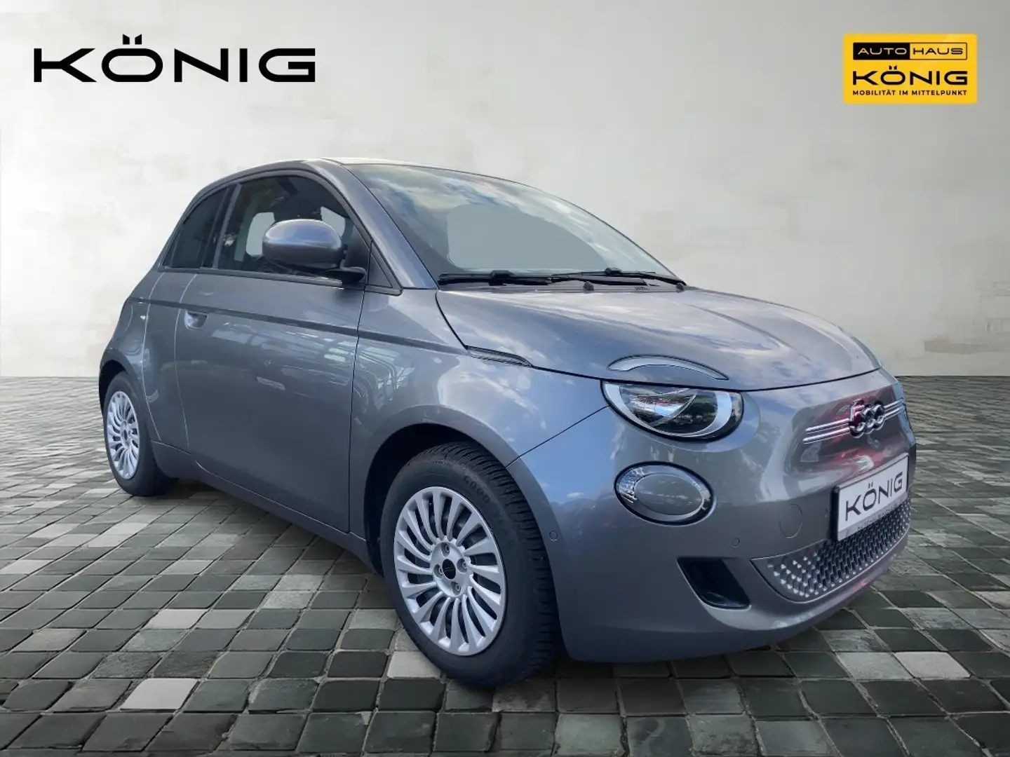 Fiat 500e 3+1 118PS 42kWh CCS  KLIMA*CARPLAY*TEMPOMAT Grau - 2
