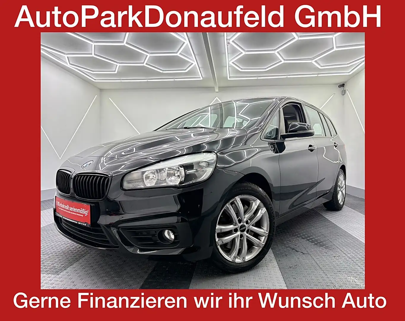 BMW 220 d Gran Tourer Aut./Ö-Best Preis!/GEPFLEGT/ Schwarz - 1