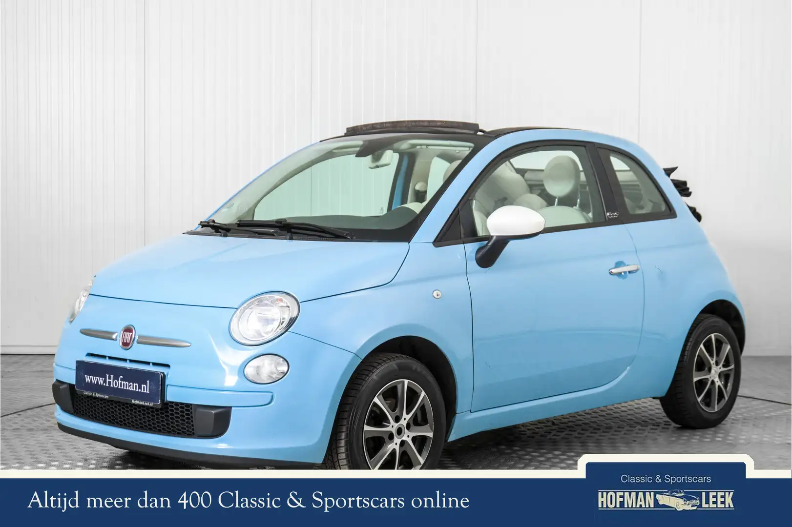 Fiat 500C 1.2 Blauw - 1
