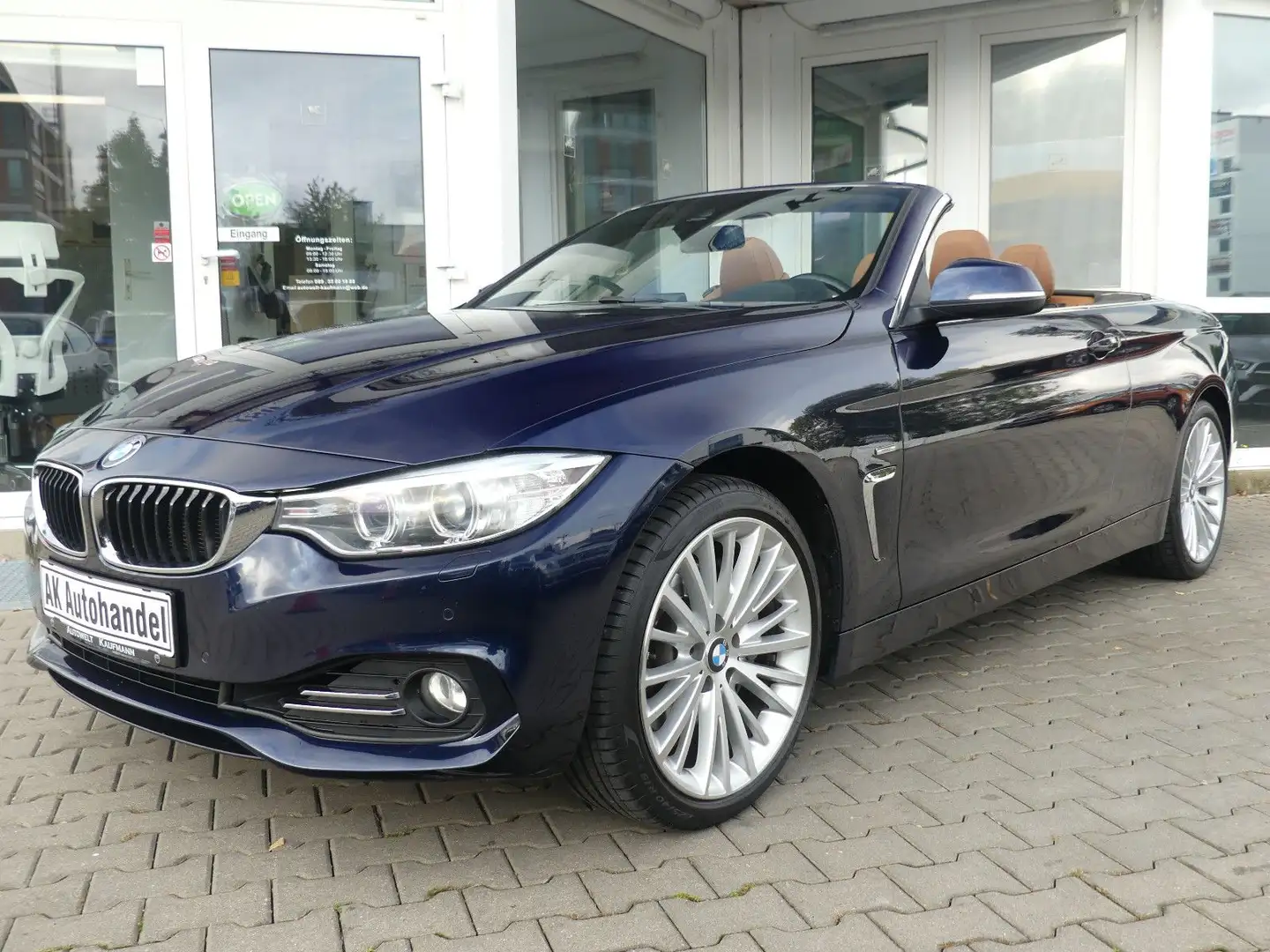 BMW 435 d xDrive Cabrio Bi-Xenon Leder Harman Kardon Blau - 1