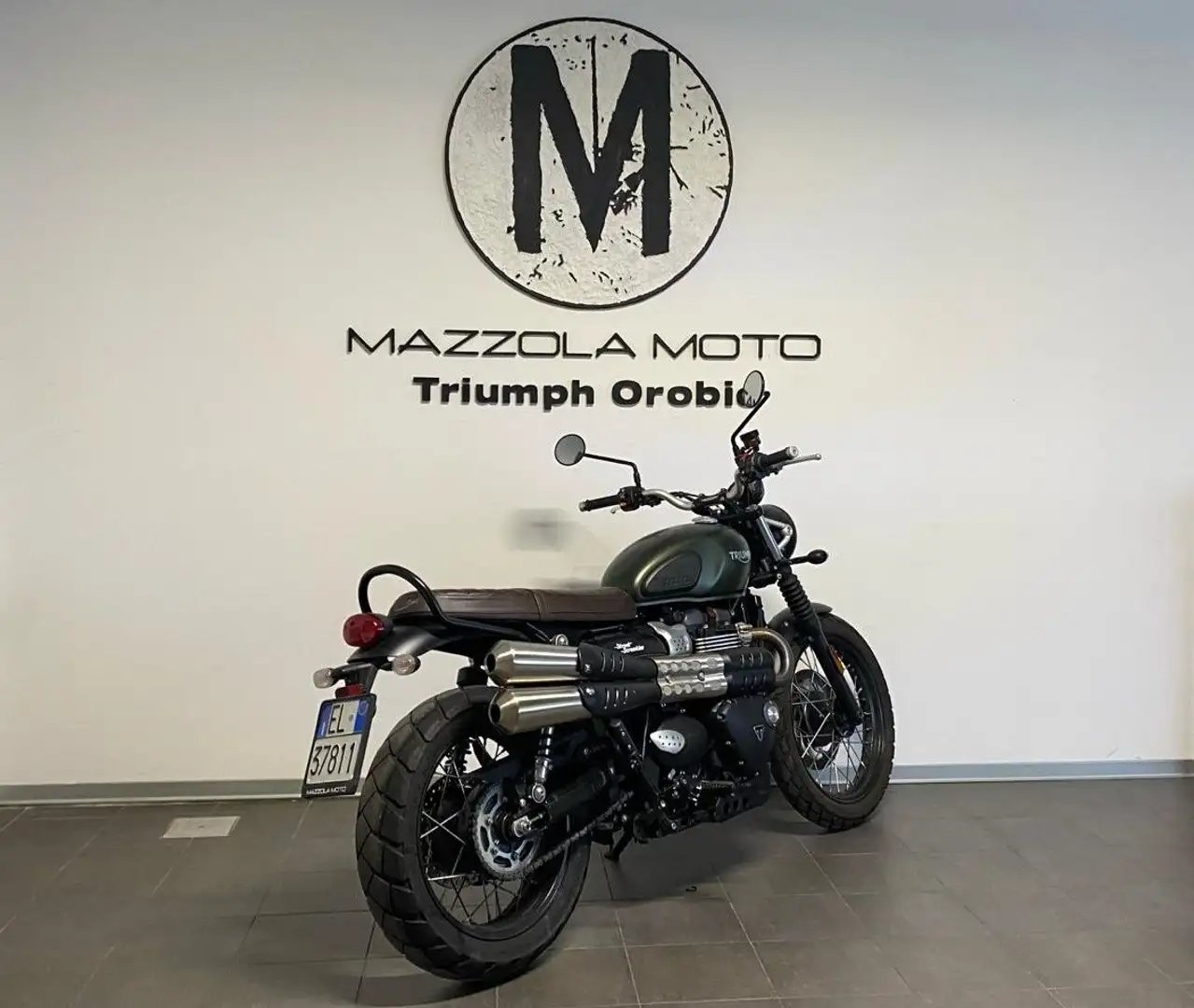 Triumph Street Scrambler Zelená - 2