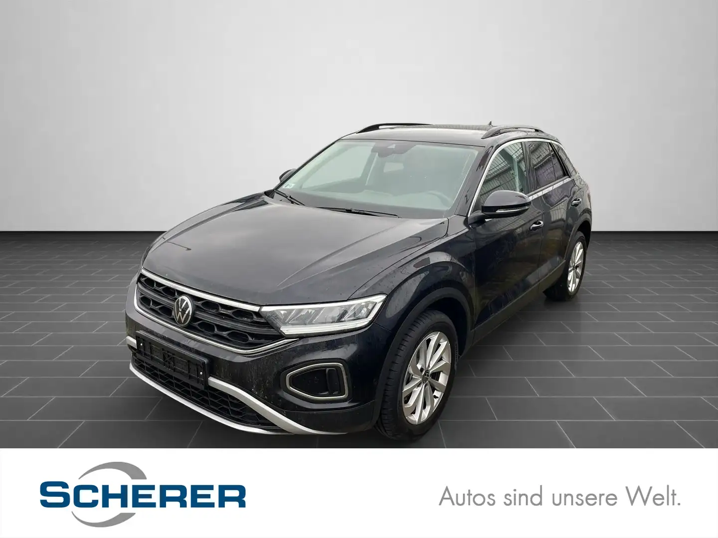 Volkswagen T-Roc 1,5 TSI DSG RFK/LED/SItzehizung vo./u.v.m. Schwarz - 1