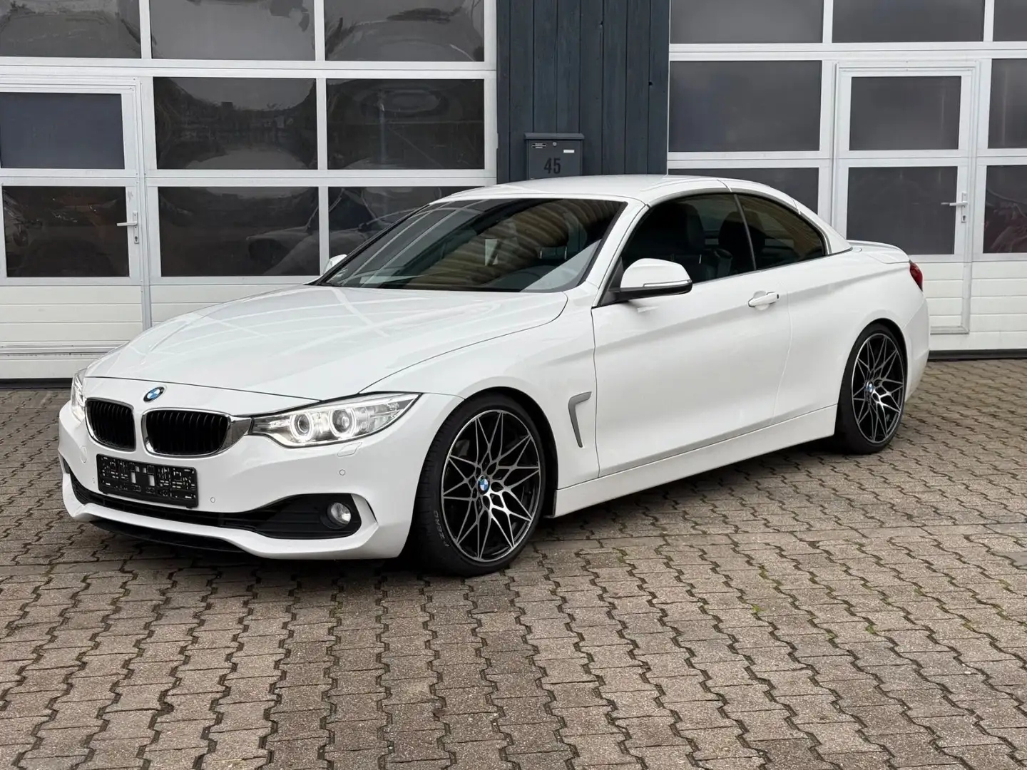 BMW 420 i Cabrio Sport/Leder/Bi-Xenon/Memory/Navi/PDC Blanco - 1