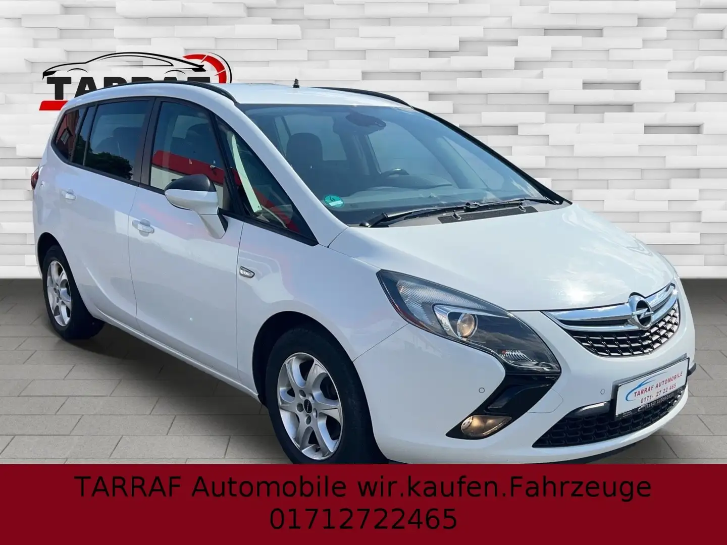 Opel Zafira C TourerEdition CNG Benzin&Gas 1.Hand TOP Blanc - 2