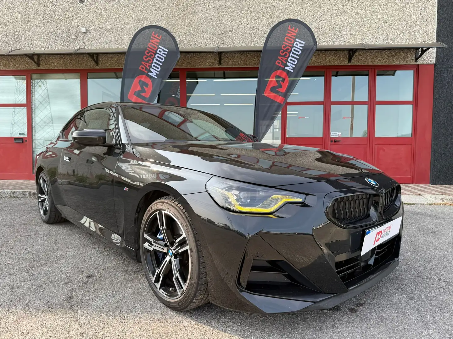 BMW 218 218i Coupe MSport Pro auto Nero - 2