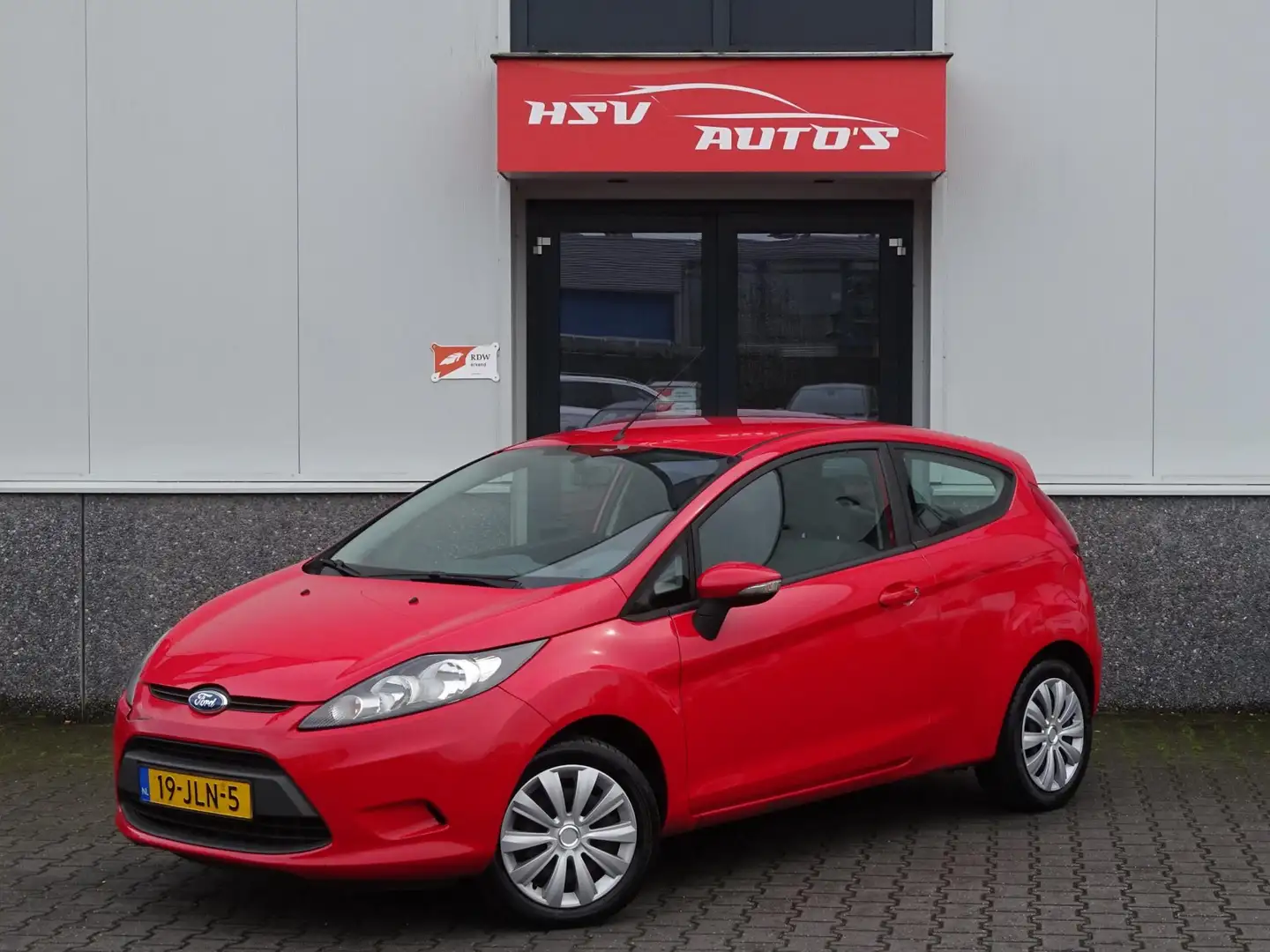 Ford Fiesta 1.25 Trend airco org NL 2009 Rouge - 1
