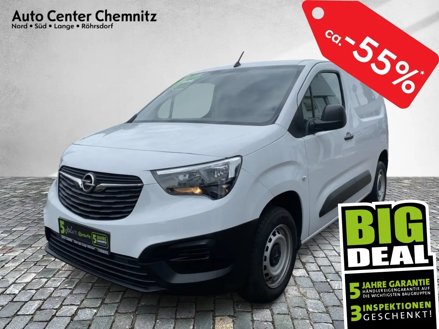 Opel Combo E Cargo 1.5 D Edition 3Sitze/Klima/PDC Blanc - 1