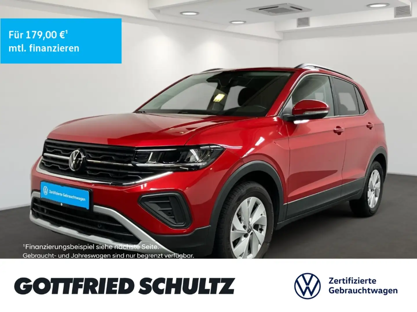 Volkswagen T-Cross 1.0 TSI LED NAV ACC KAMERA Life - Anschlussgaranti Rot - 1