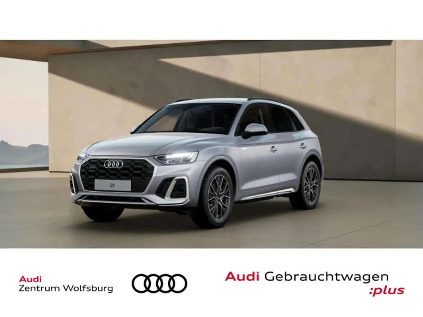 Audi Q5 40 TDI quattro S tronic S line AHK/Connect/LE Silber - 1