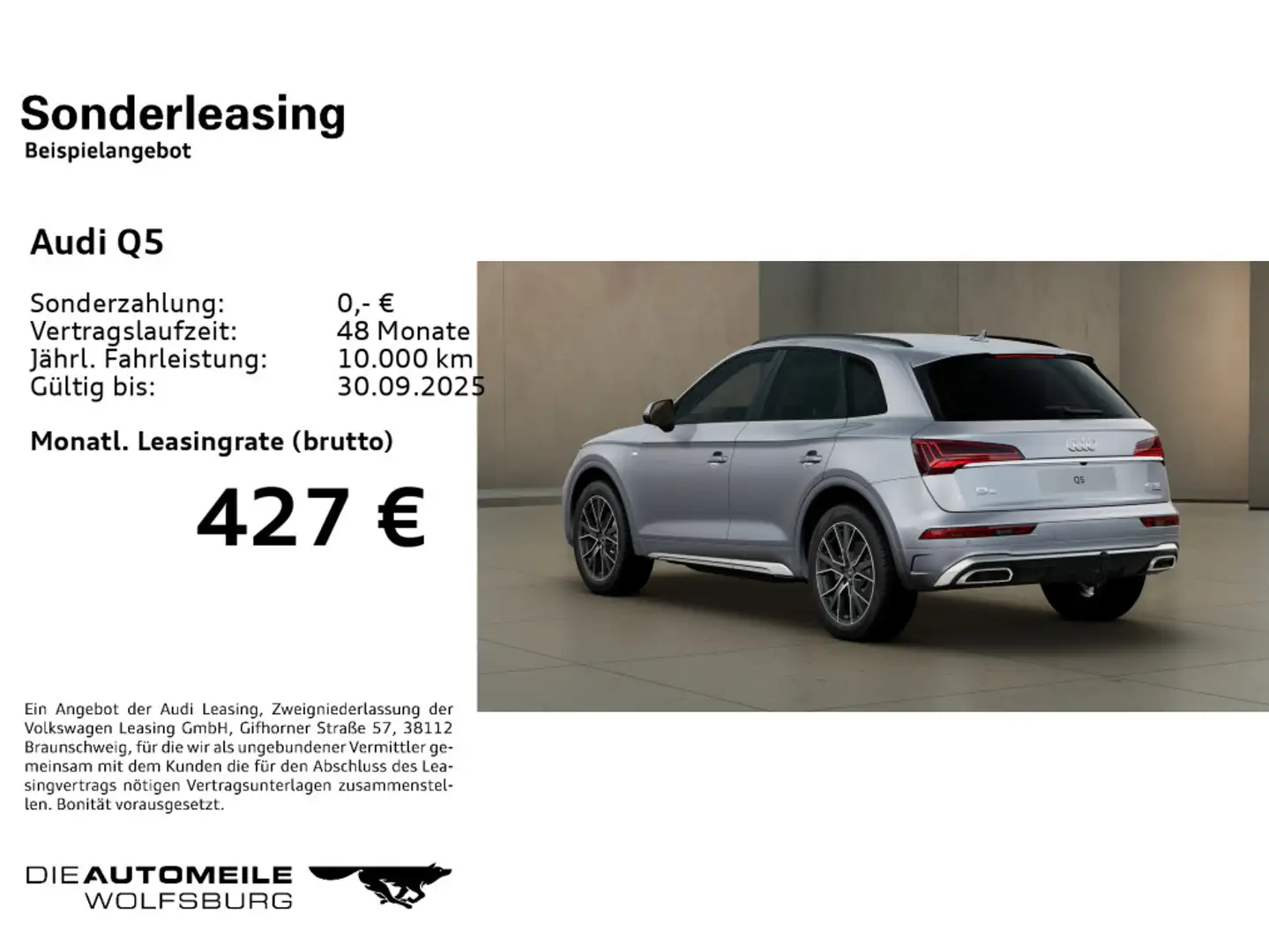 Audi Q5 40 TDI quattro S tronic S line AHK/Connect/LE Silber - 2