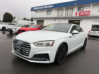 White 2018 Audi A5 Sportback Sedan  7-Speed Automatic