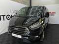 Ford Transit Custom Fg 2.0 Tdci Ecoblue Turbo Double Cabine %2B Fourgon Zwart - thumbnail 2