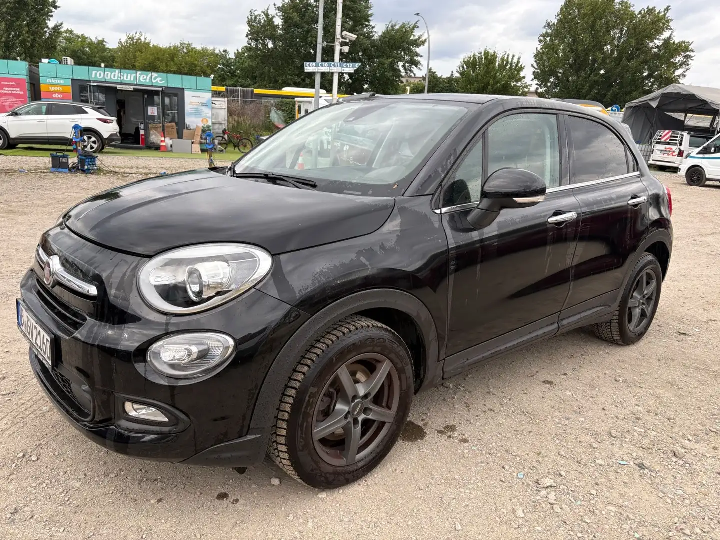 Fiat 500X Lounge,Automatik,Kamera,Pano, Leder Schwarz - 1