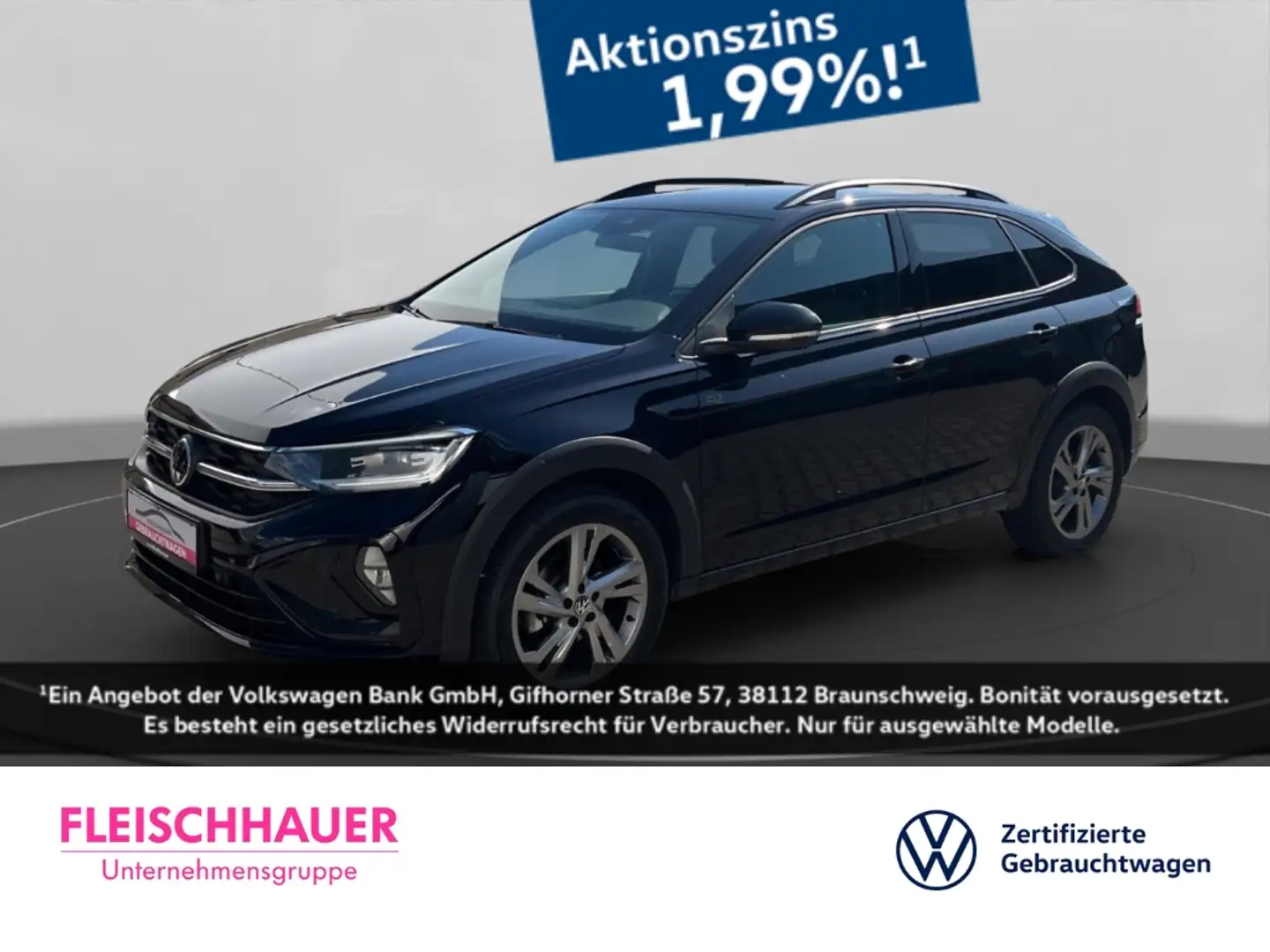 Volkswagen Taigo 1.5 TSI R-Line Matrix-LED Navi Kamera Assistenten Schwarz - 1