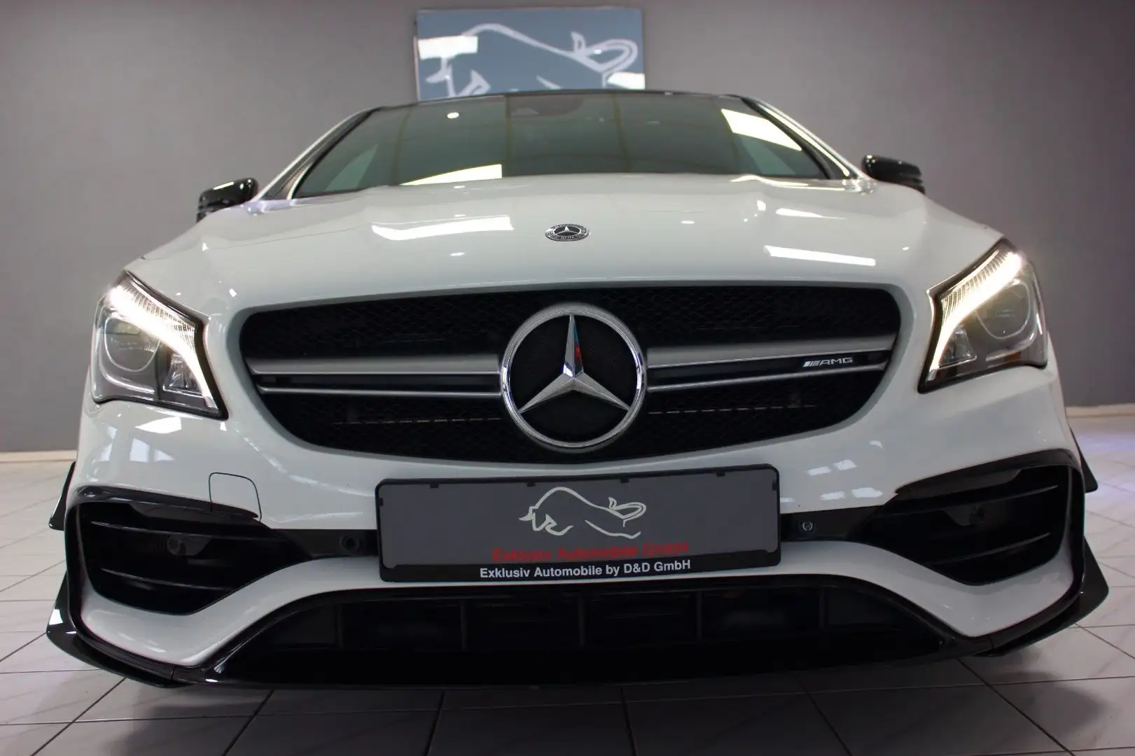 Mercedes-Benz CLA 45 AMG 4M DCT~DEUTSCH+UNFALLFREI+AERO KIT Weiß - 2