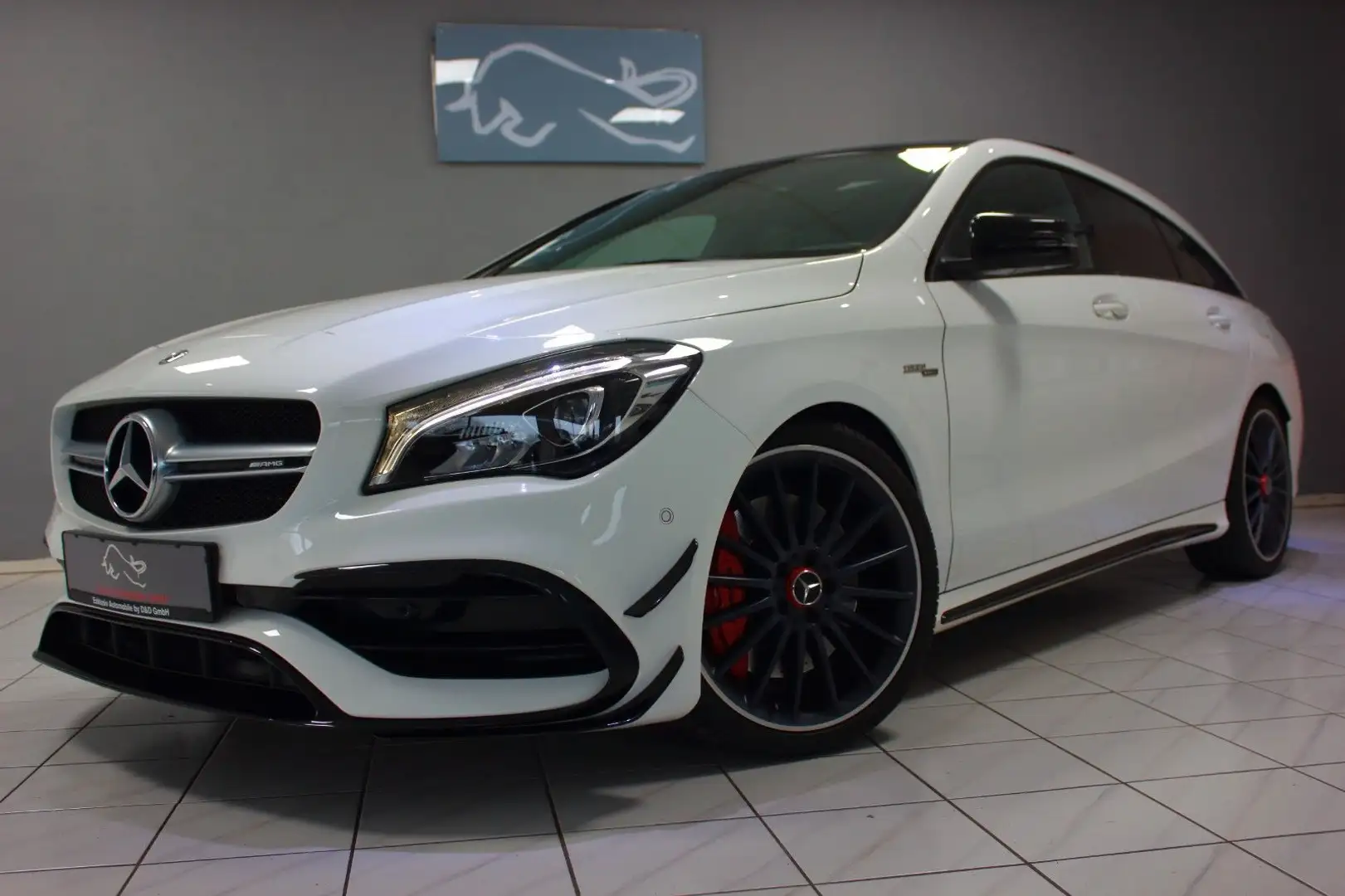 Mercedes-Benz CLA 45 AMG 4M DCT~DEUTSCH+UNFALLFREI+AERO KIT Weiß - 1