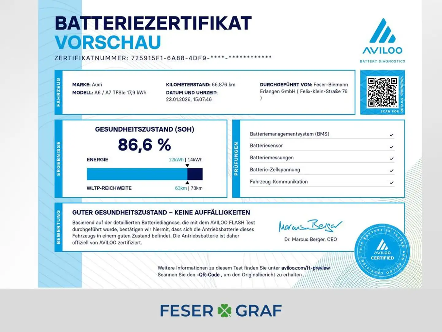 Audi A6 Avant 55 TFSI e qu. 2x S line AHK Matrix Pano Grau - 1