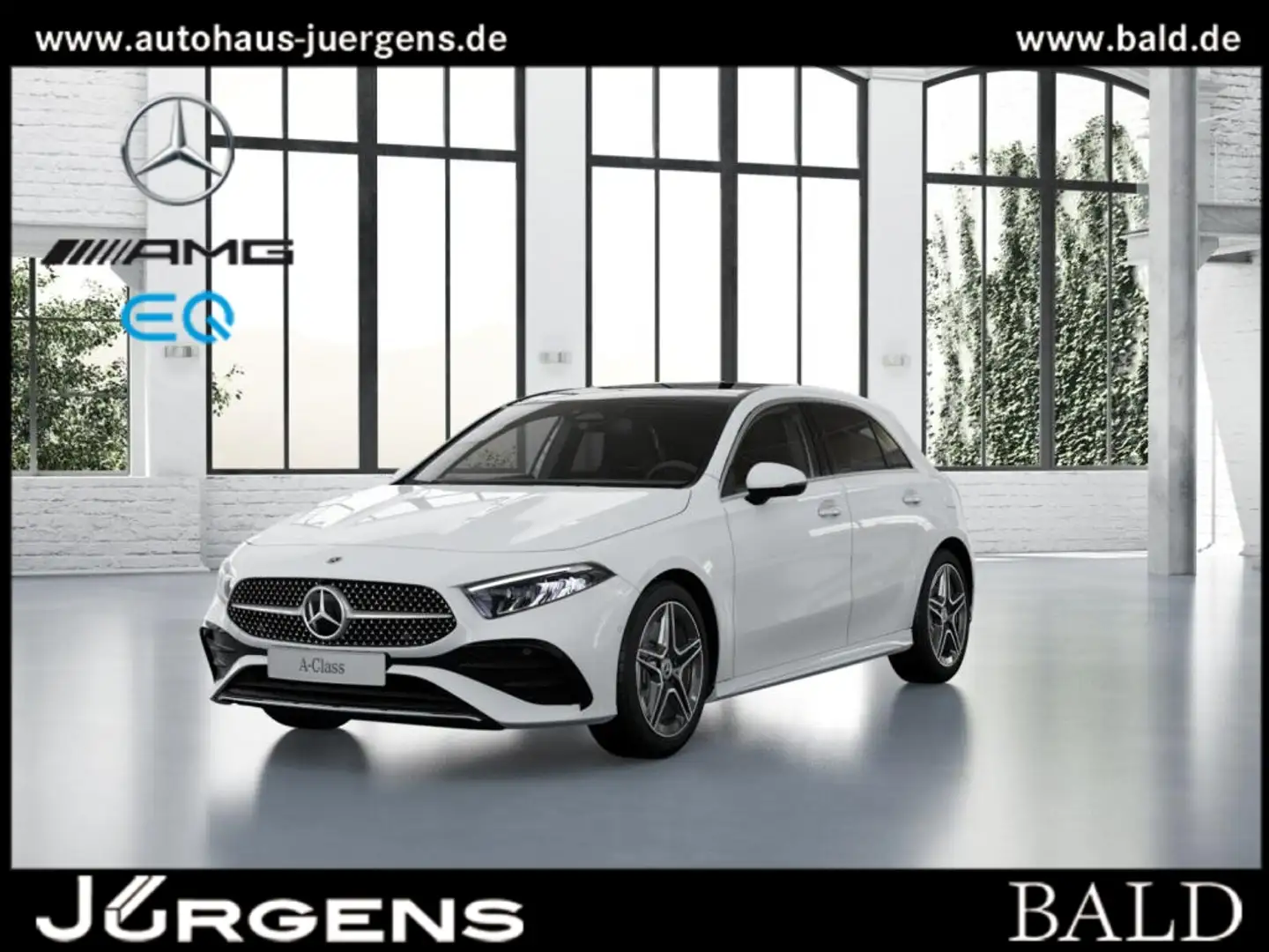 Mercedes-Benz A 250 e AMG-Sport/Pano/LED/Totw/Keyl/Ambi/Kamera Weiß - 1