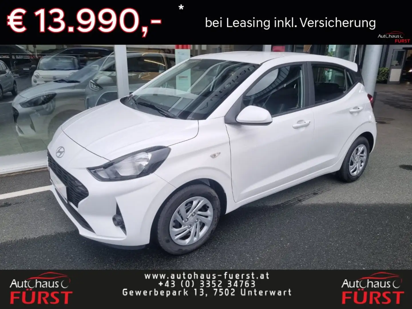 Hyundai i10 GO 1,0 MT a5bg1 Weiß - 1