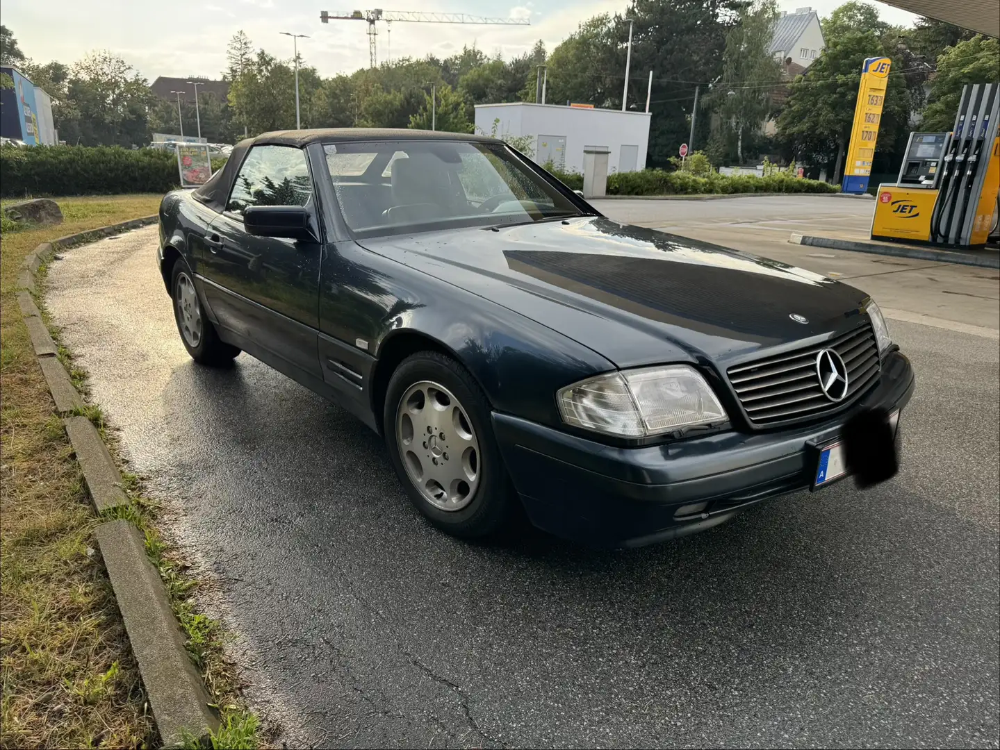 Mercedes-Benz SL 320 SL 320 Roadster, Smaragdschwarz, 1. Besitz,Garage Schwarz - 2