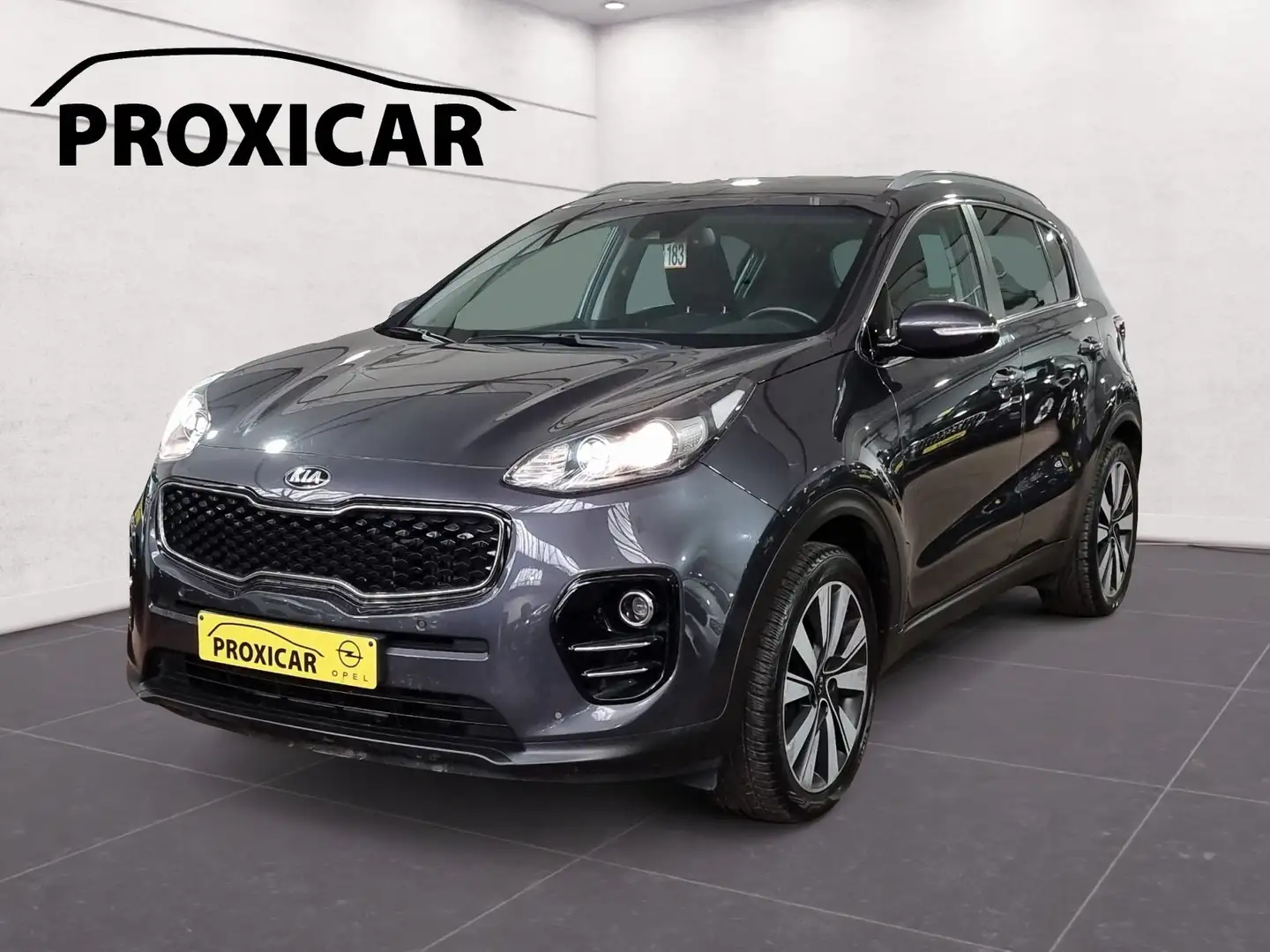 Kia Sportage 1.7 CRDi 115cv 01/18 Gris metal Airco/Gps/Camera Gris - 1