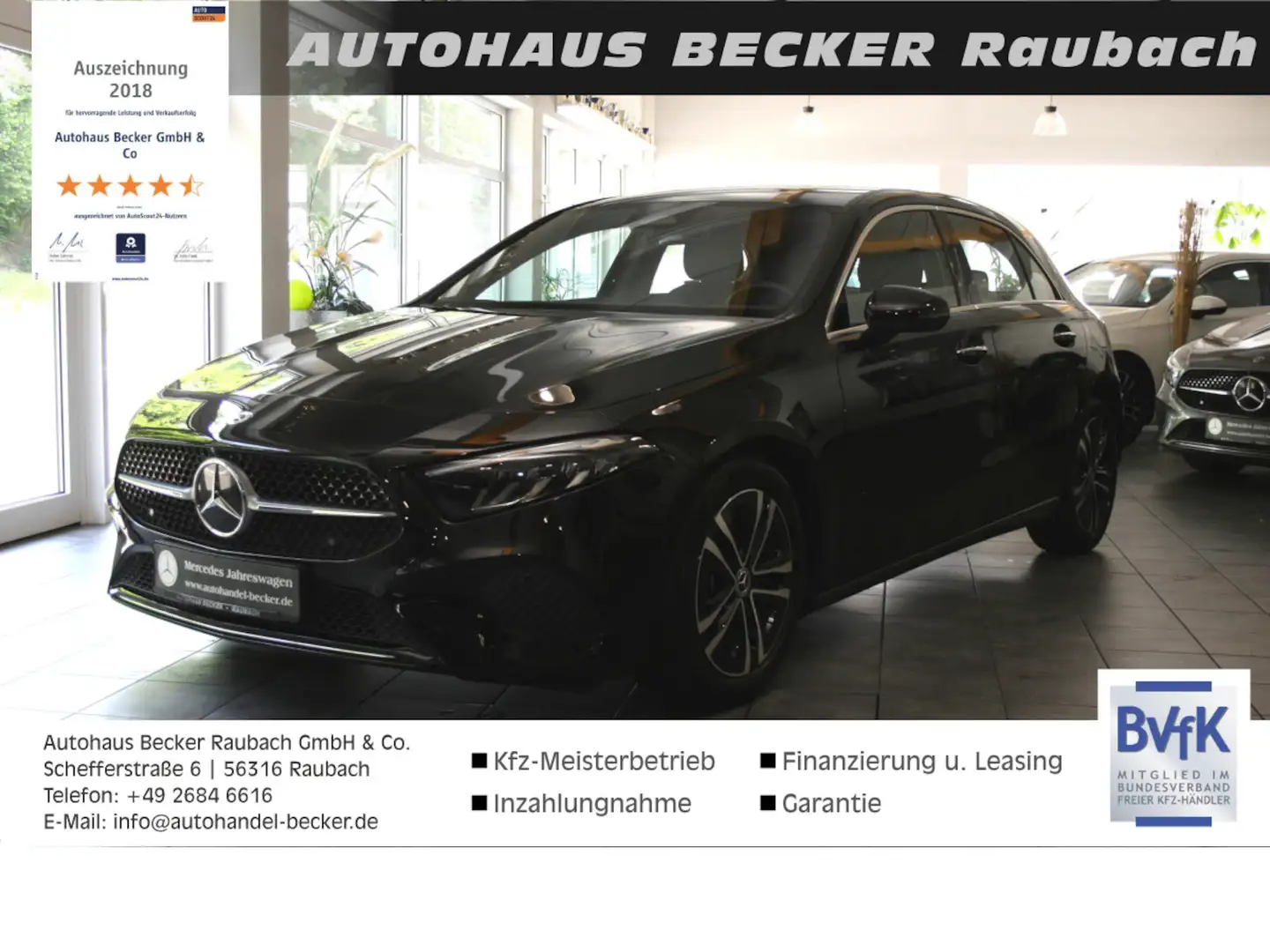 Mercedes-Benz A 180 Progres. Line Advanced Plus*Ambientebel. Negro - 1