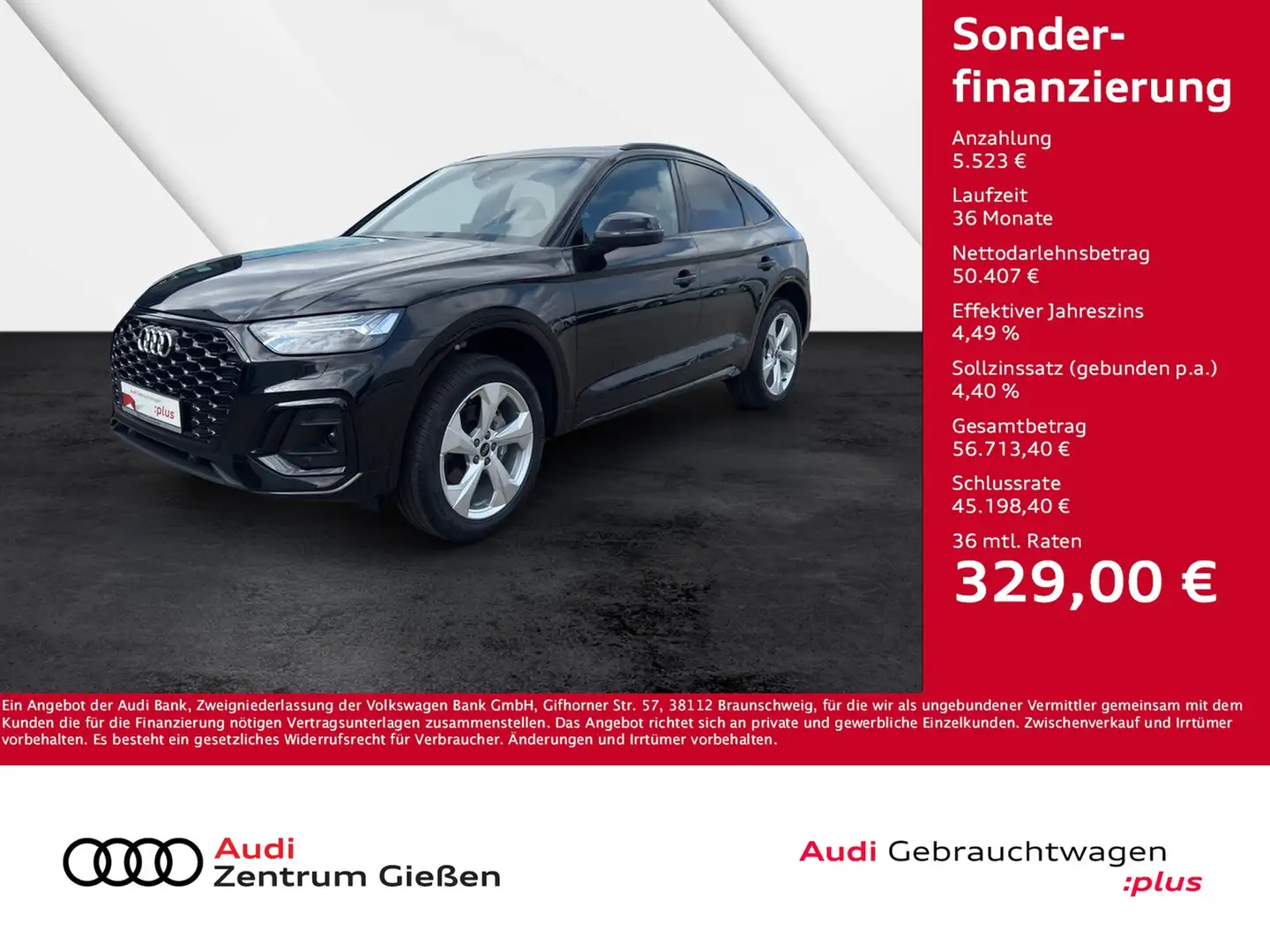 Audi Q5 Sportback 45 TFSI quattro S line Black AHK MATR... Schwarz - 1