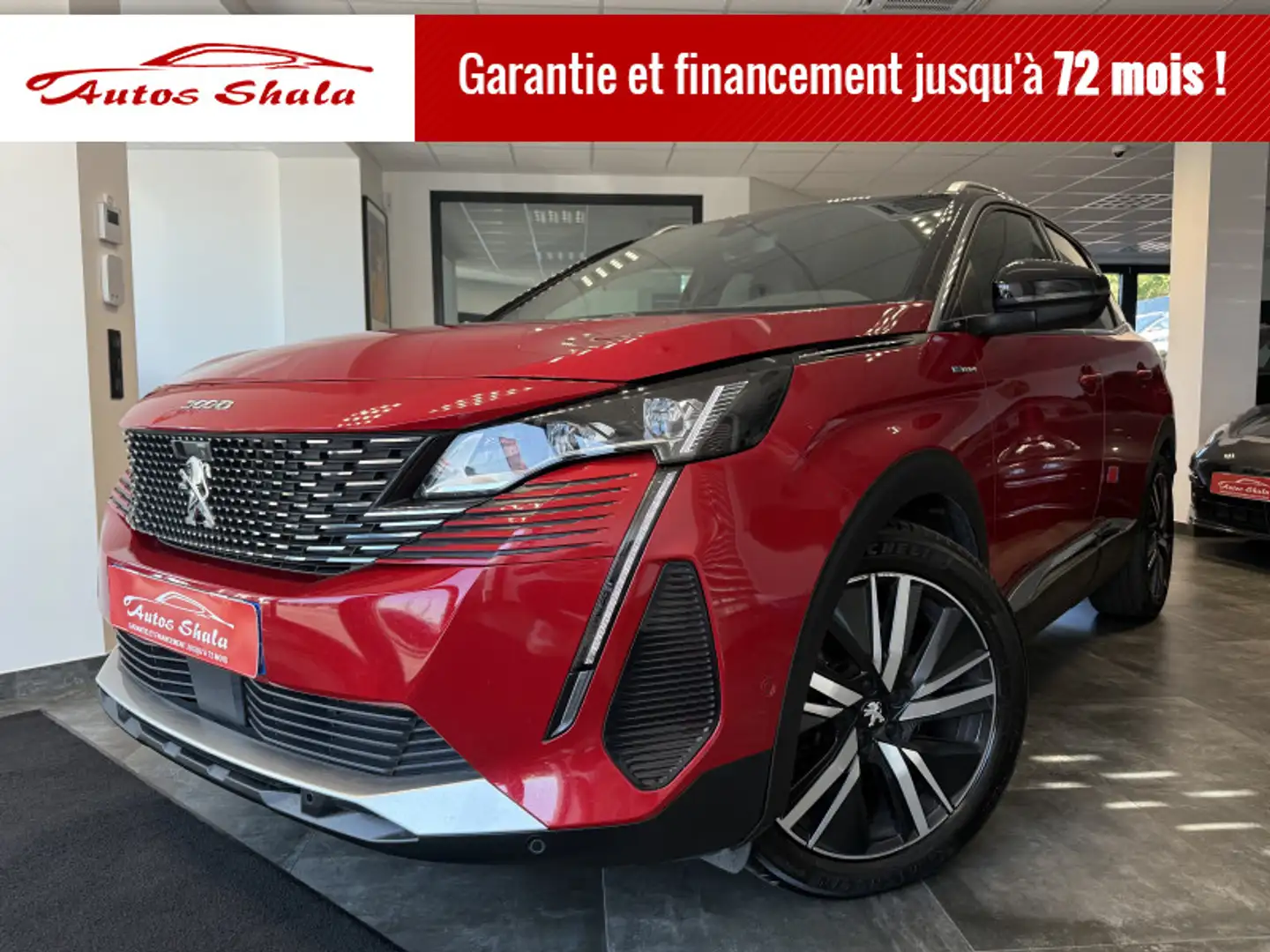 Peugeot 3008 HYBRID4 300CH GT PACK E-EAT8 Rouge - 1