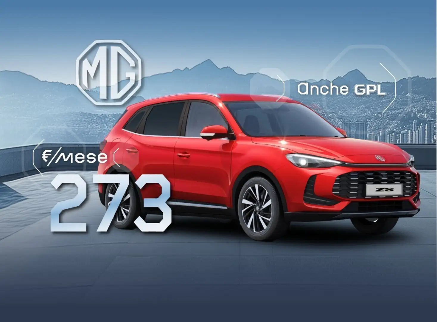 MG ZS Standard 116 CV Benzina (ICE) Rosso - 1